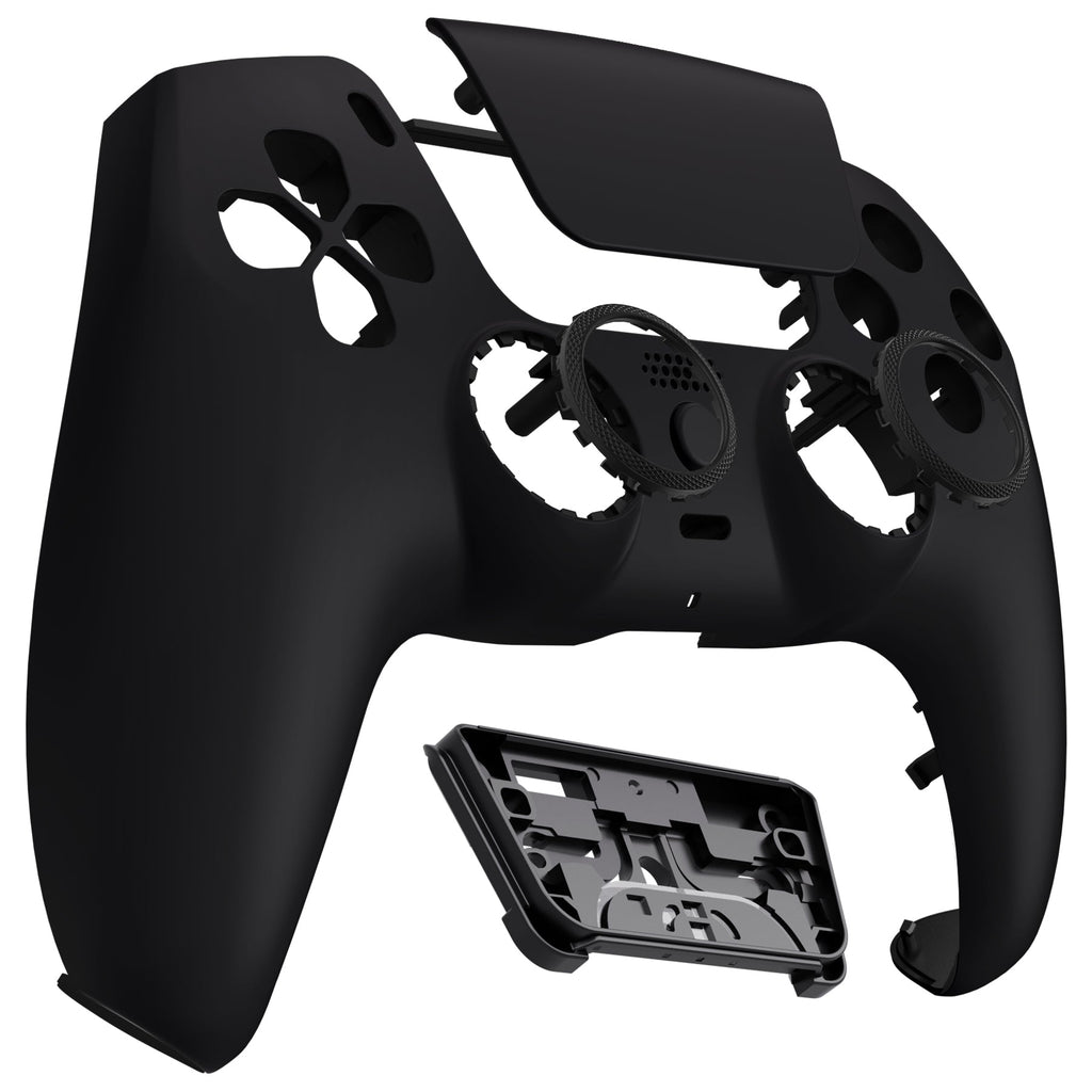 eXtremeRate LUNA Redesigned Replacement Front Shell with Touchpad Compatible with PS5 Controller BDM-010/020/030/040/050/060 - Black eXtremeRate