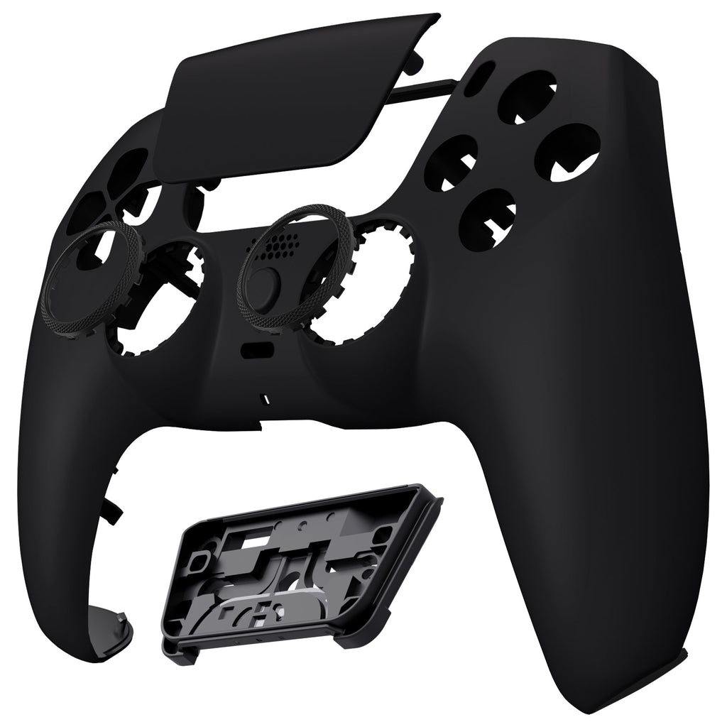 eXtremeRate LUNA Redesigned Replacement Front Shell with Touchpad Compatible with PS5 Controller BDM-010/020/030/040/050/060 - Black eXtremeRate