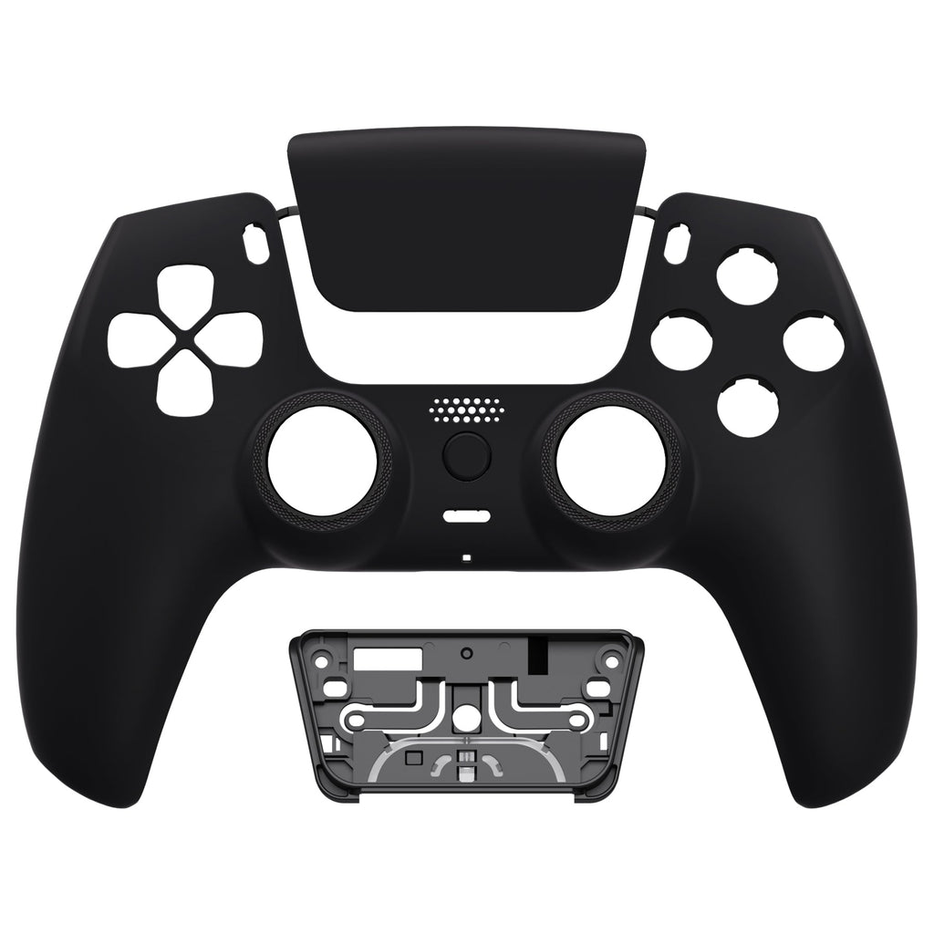 eXtremeRate LUNA Redesigned Replacement Front Shell with Touchpad Compatible with PS5 Controller BDM-010/020/030/040/050/060 - Black eXtremeRate