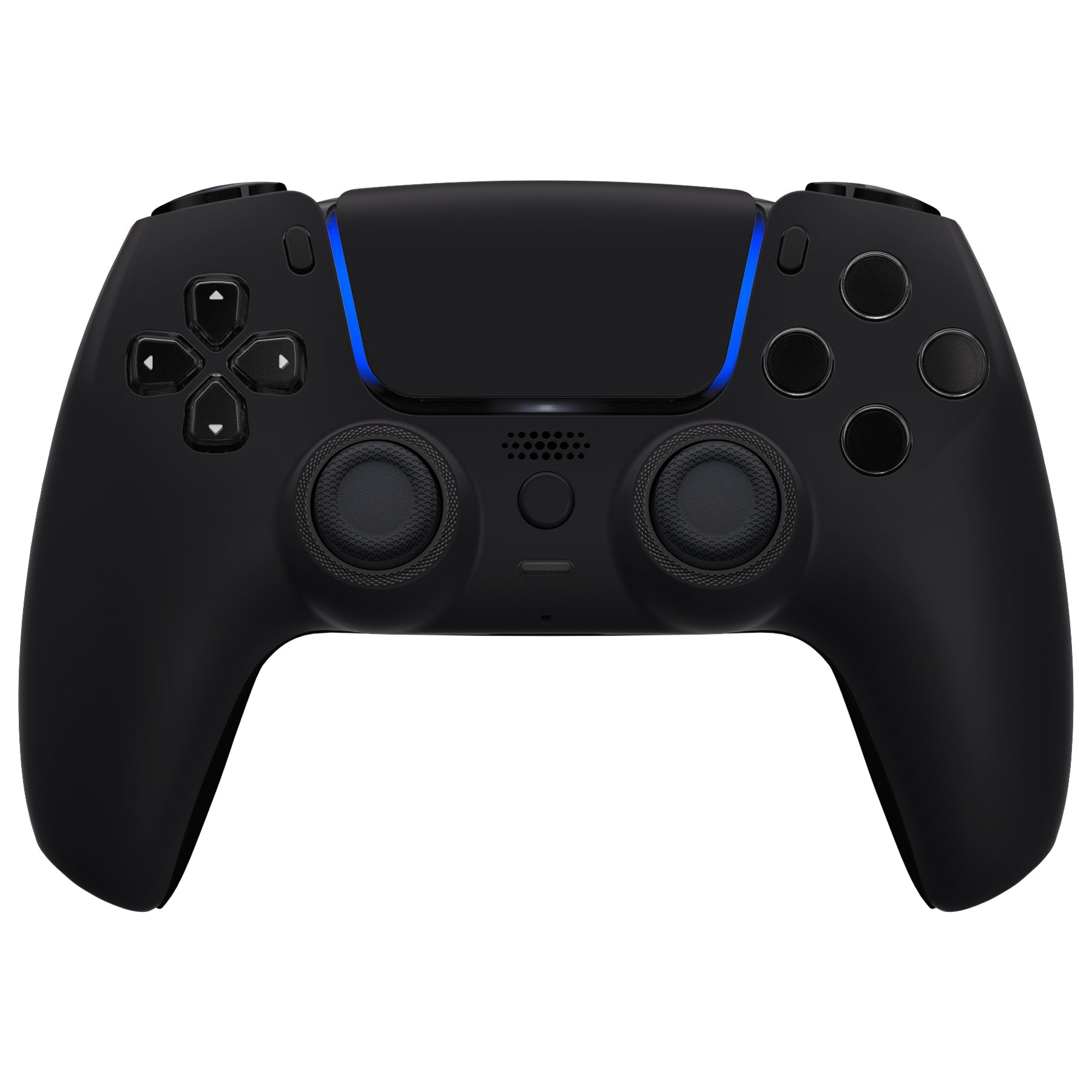 eXtremeRate LUNA Redesigned Replacement Front Shell with Touchpad Compatible with PS5 Controller BDM-010/020/030/040/050/060 - Black eXtremeRate