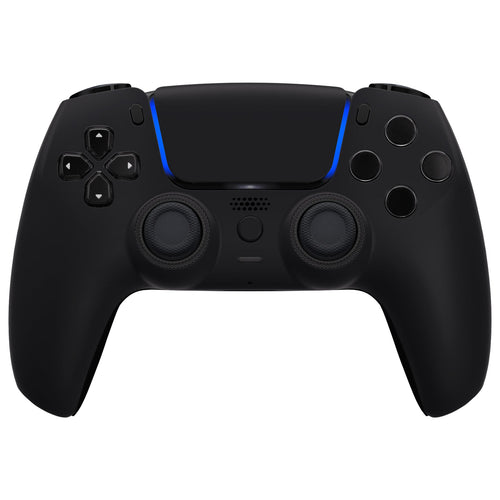 eXtremeRate LUNA Redesigned Replacement Front Shell with Touchpad Compatible with PS5 Controller BDM-010/020/030/040/050/060 - Black eXtremeRate