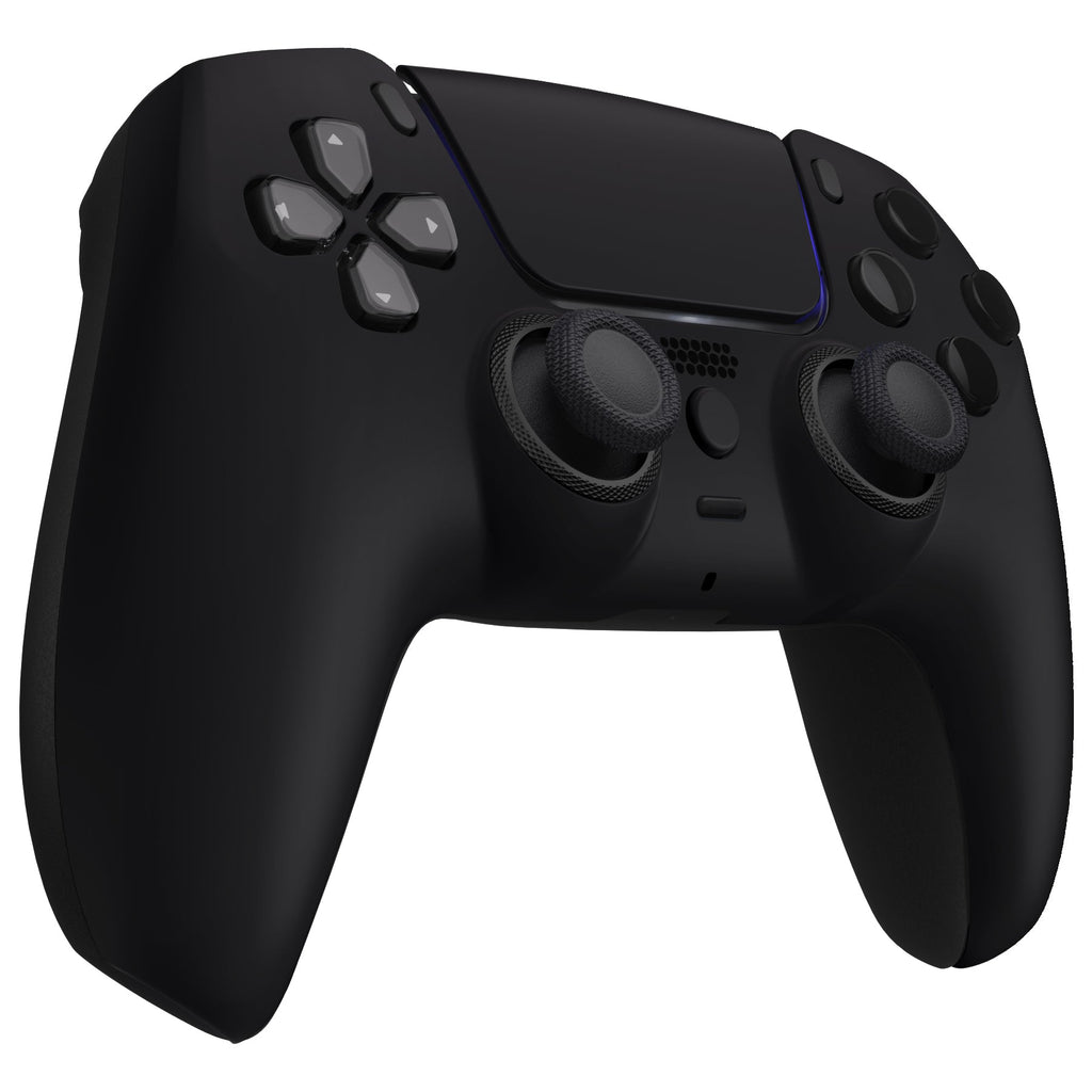eXtremeRate LUNA Redesigned Replacement Front Shell with Touchpad Compatible with PS5 Controller BDM-010/020/030/040/050/060 - Black eXtremeRate