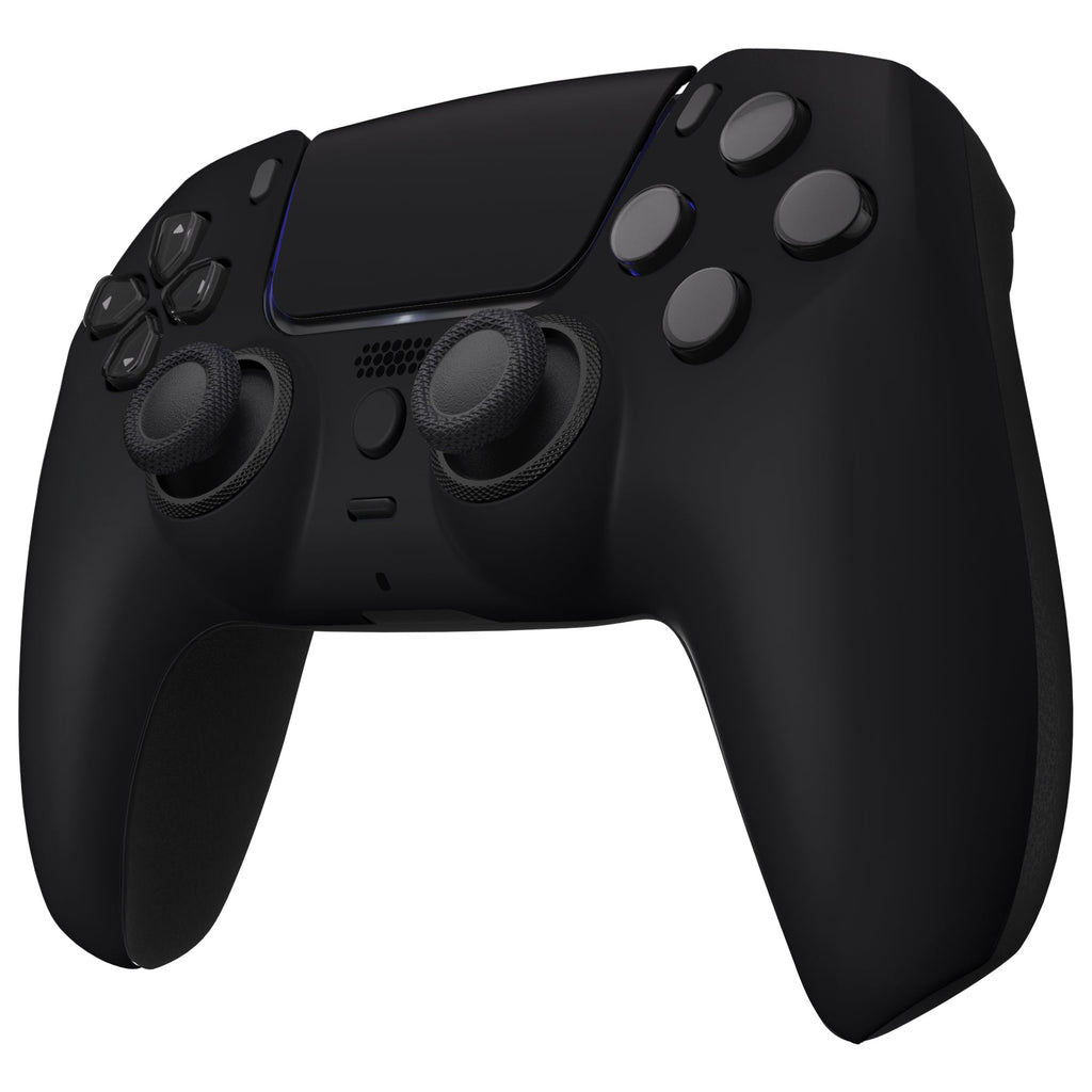 eXtremeRate LUNA Redesigned Replacement Front Shell with Touchpad Compatible with PS5 Controller BDM-010/020/030/040/050/060 - Black eXtremeRate