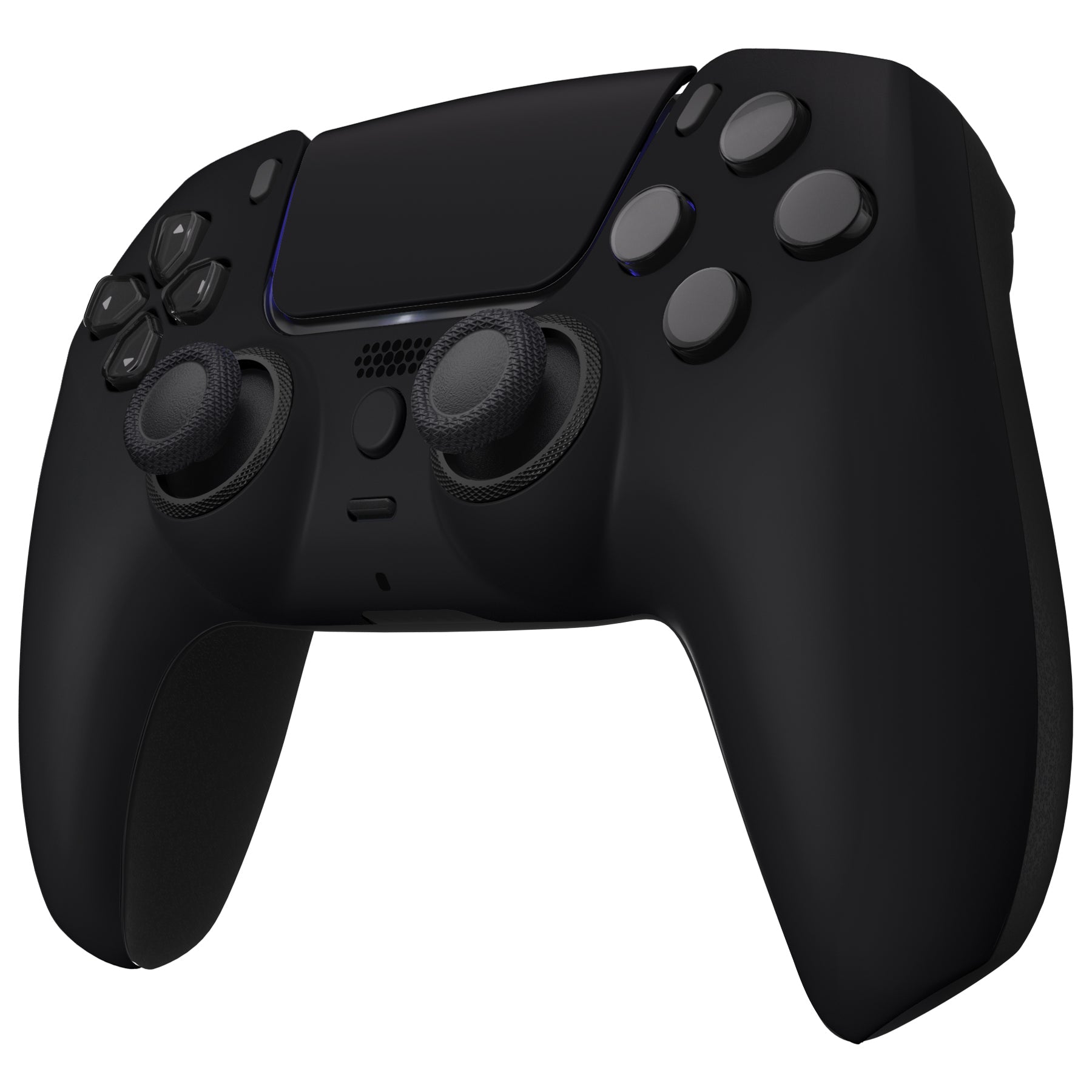 eXtremeRate LUNA Redesigned Replacement Front Shell with Touchpad Compatible with PS5 Controller BDM-010/020/030/040/050/060 - Black eXtremeRate