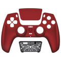 eXtremeRate LUNA Redesigned Replacement Front Shell with Touchpad Compatible with PS5 Controller BDM-010/020/030/040/050 - Scarlet Red eXtremeRate