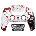 eXtremeRate LUNA Redesigned Replacement Front Shell with Touchpad Compatible with PS5 Controller BDM-010/020/030/040/050/060 - Blood Zombie eXtremeRate
