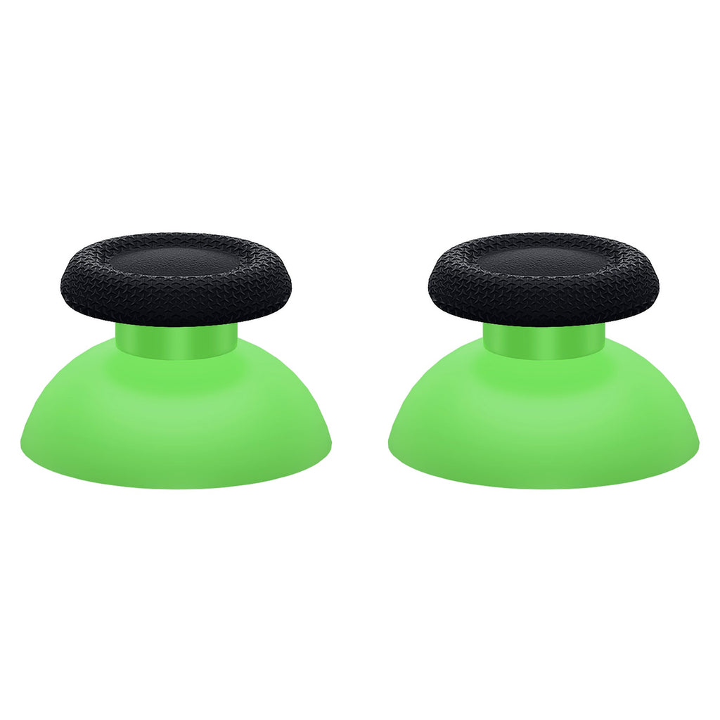 eXtremeRate Replacement Dual-Color Thumbsticks Analog Stick Joystick Compatible with PS5 & PS4 All Model Controller - Green & Black eXtremeRate