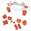 eXtremeRate Replacement Full Set Buttons Compatible with PS5 Controller BDM-010/020 - Orange eXtremeRate