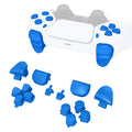eXtremeRate Replacement Full Set Buttons Compatible with PS5 Controller BDM-010/020 - Blue eXtremeRate