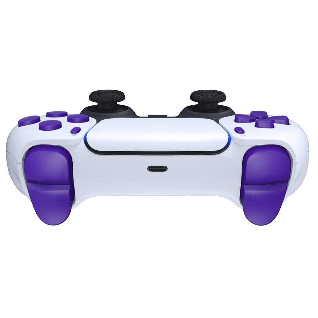eXtremeRate Replacement Full Set Buttons Compatible with PS5 Controller BDM-030/040/050/060 - Purple eXtremeRate