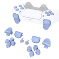 eXtremeRate Replacement Full Set Buttons Compatible with PS5 Controller BDM-010/020 - Light Violet eXtremeRate