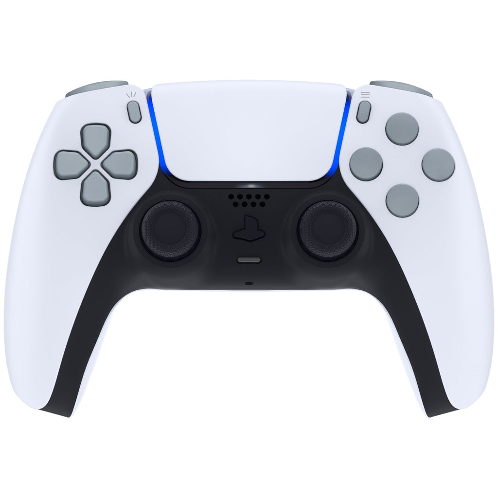 eXtremeRate Replacement Full Set Buttons Compatible with PS5 Controller BDM-030/040/050/060 - New Hope Gray eXtremeRate