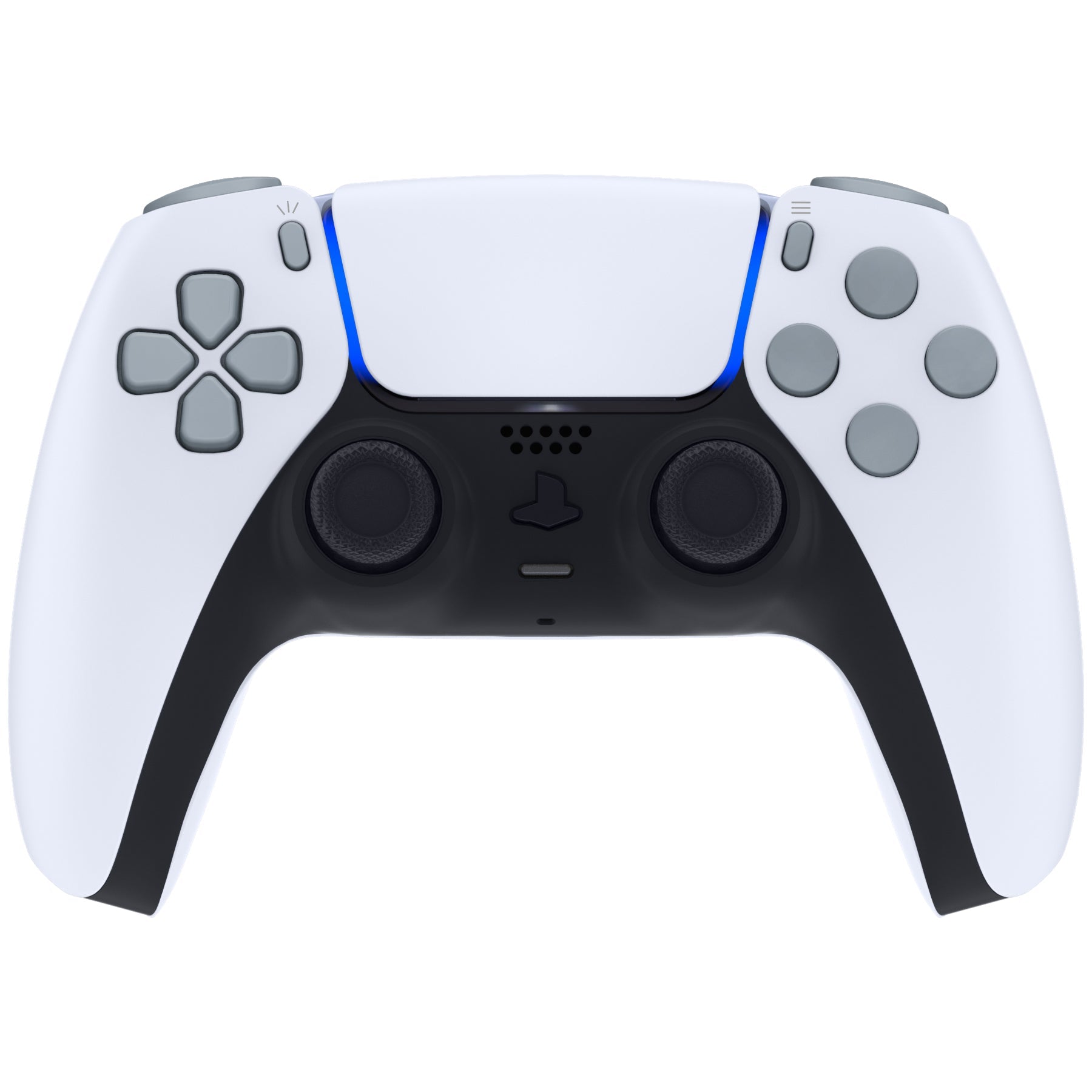 eXtremeRate Replacement Full Set Buttons Compatible with PS5 Controller BDM-030/040/050/060 - New Hope Gray eXtremeRate
