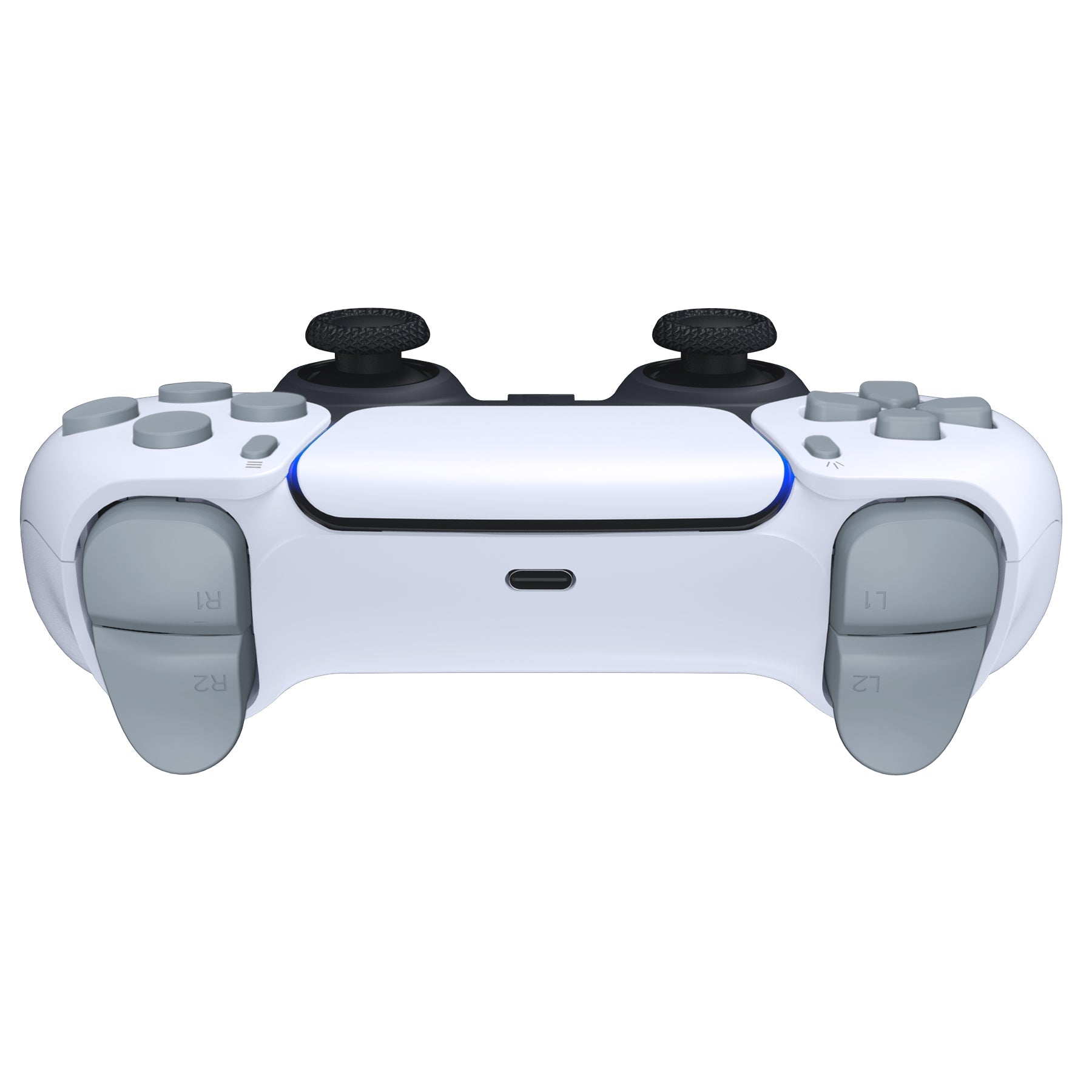 eXtremeRate Replacement Full Set Buttons Compatible with PS5 Controller BDM-030/040/050/060 - New Hope Gray eXtremeRate