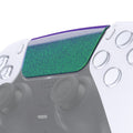 eXtremeRate Replacement Custom Touchpad Cover Compatible with PS5 Controller BDM-010/020/030/040/050/060 - Chameleon Green Purple eXtremeRate