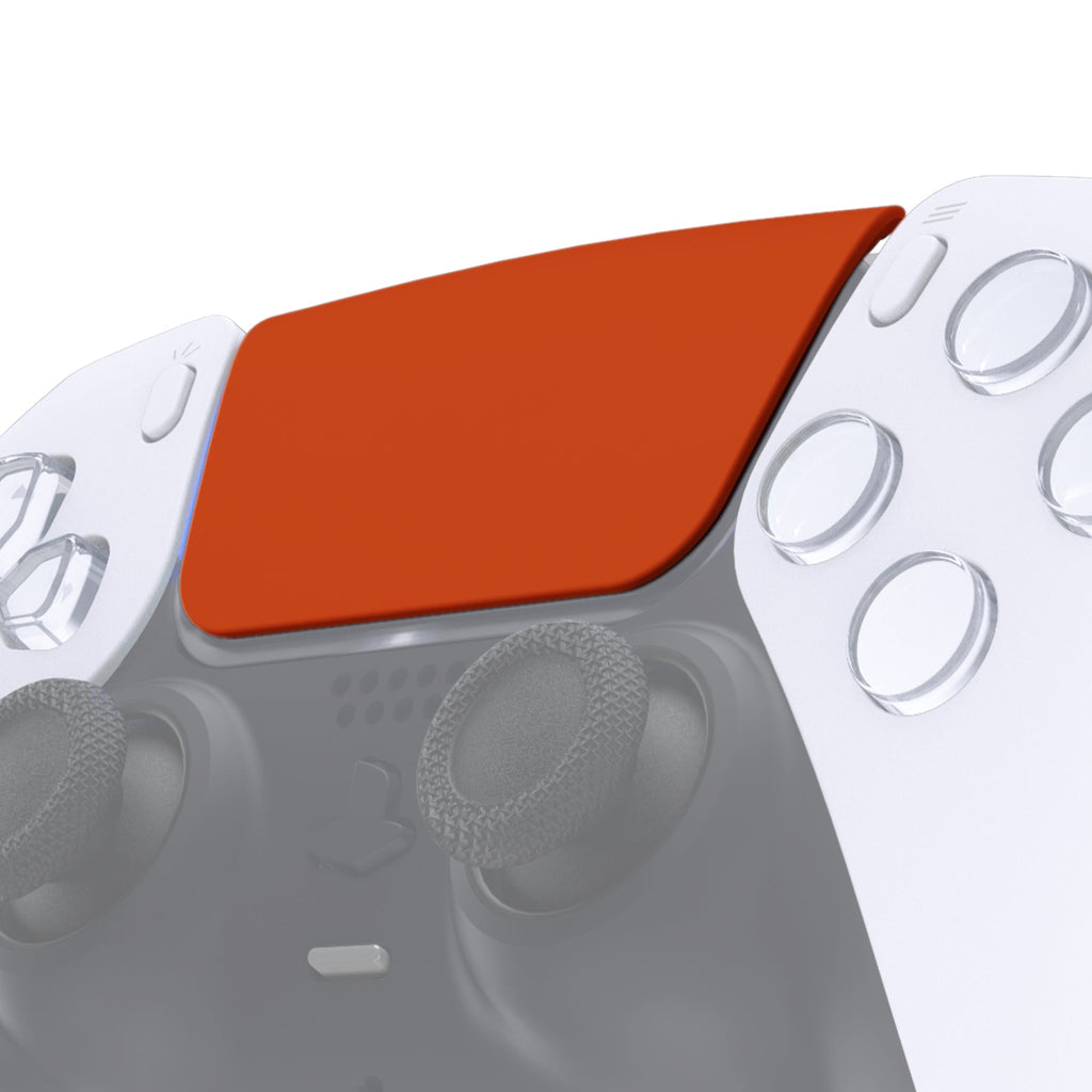 eXtremeRate Replacement Custom Touchpad Cover Compatible with PS5 Controller BDM-010/020/030/040/050/060 - Orange eXtremeRate