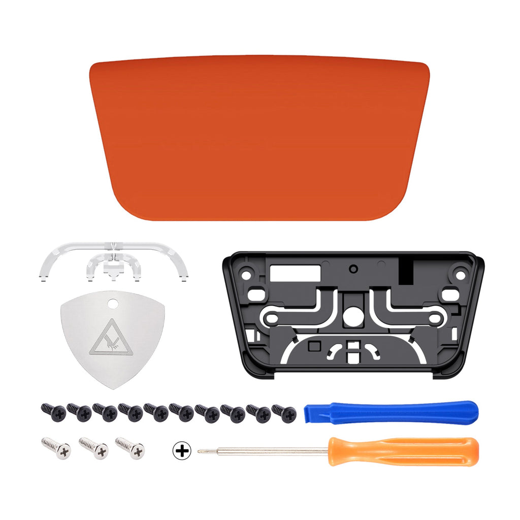 eXtremeRate Replacement Custom Touchpad Cover Compatible with PS5 Controller BDM-010/020/030/040/050/060 - Orange eXtremeRate