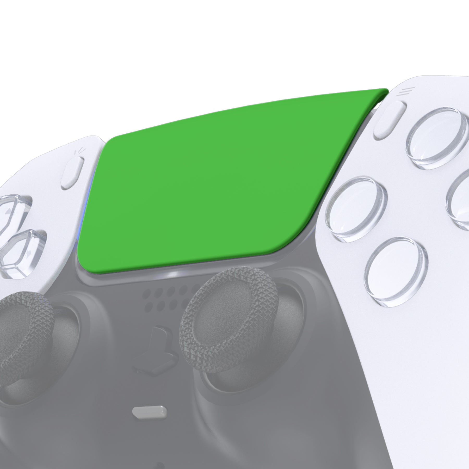 eXtremeRate Replacement Custom Touchpad Cover Compatible with PS5 Controller BDM-010/020/030/040/050/060 - Green eXtremeRate
