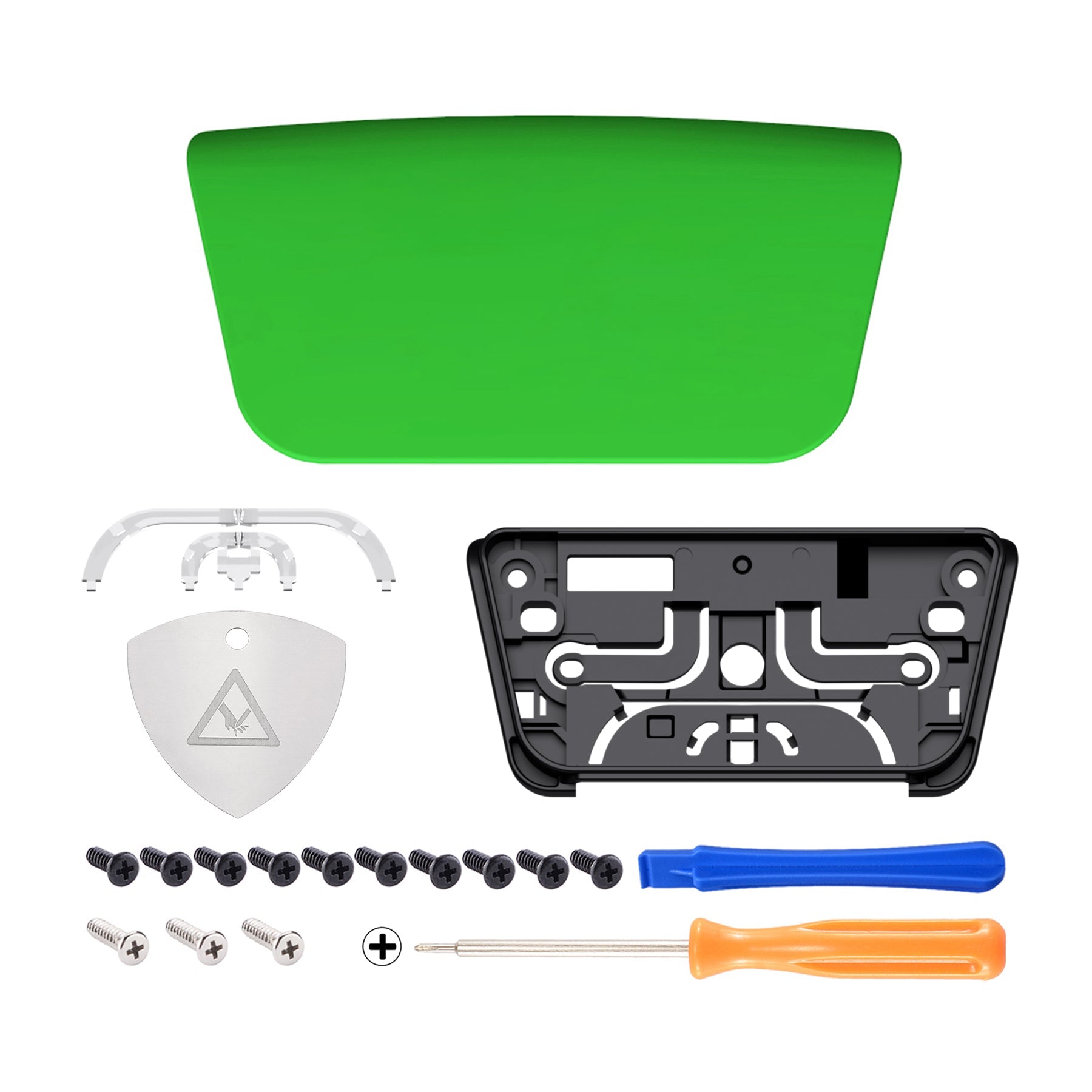 eXtremeRate Replacement Custom Touchpad Cover Compatible with PS5 Controller BDM-010/020/030/040/050/060 - Green eXtremeRate