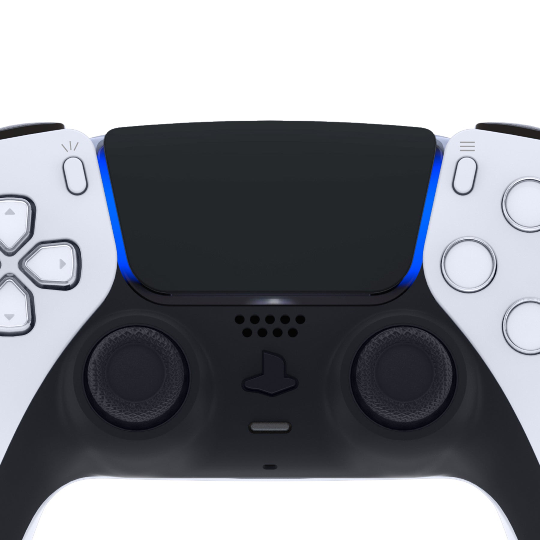 eXtremeRate Replacement Custom Touchpad Cover Compatible with PS5 Controller BDM-010/020/030/040/050/060 - Black eXtremeRate