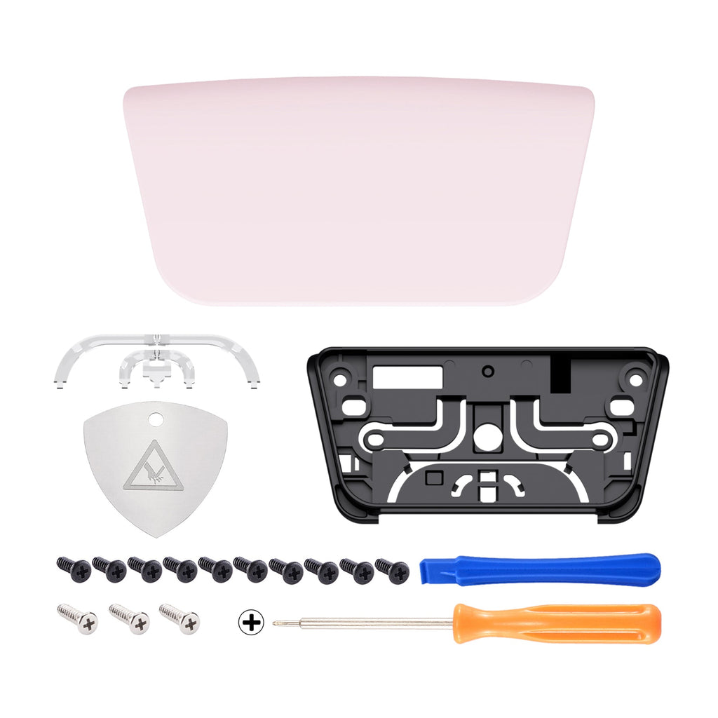 eXtremeRate Replacement Custom Touchpad Cover Compatible with PS5 Controller BDM-010/020/030/040/050/060 - Cherry Blossoms Pink eXtremeRate