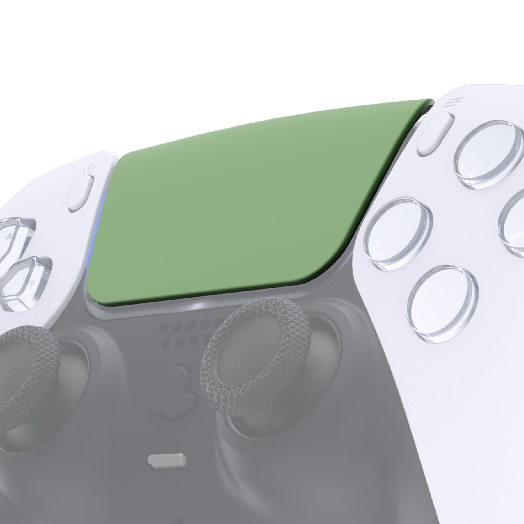 eXtremeRate Replacement Custom Touchpad Cover Compatible with PS5 Controller BDM-010/020/030/040/050/060 - Matcha Green eXtremeRate
