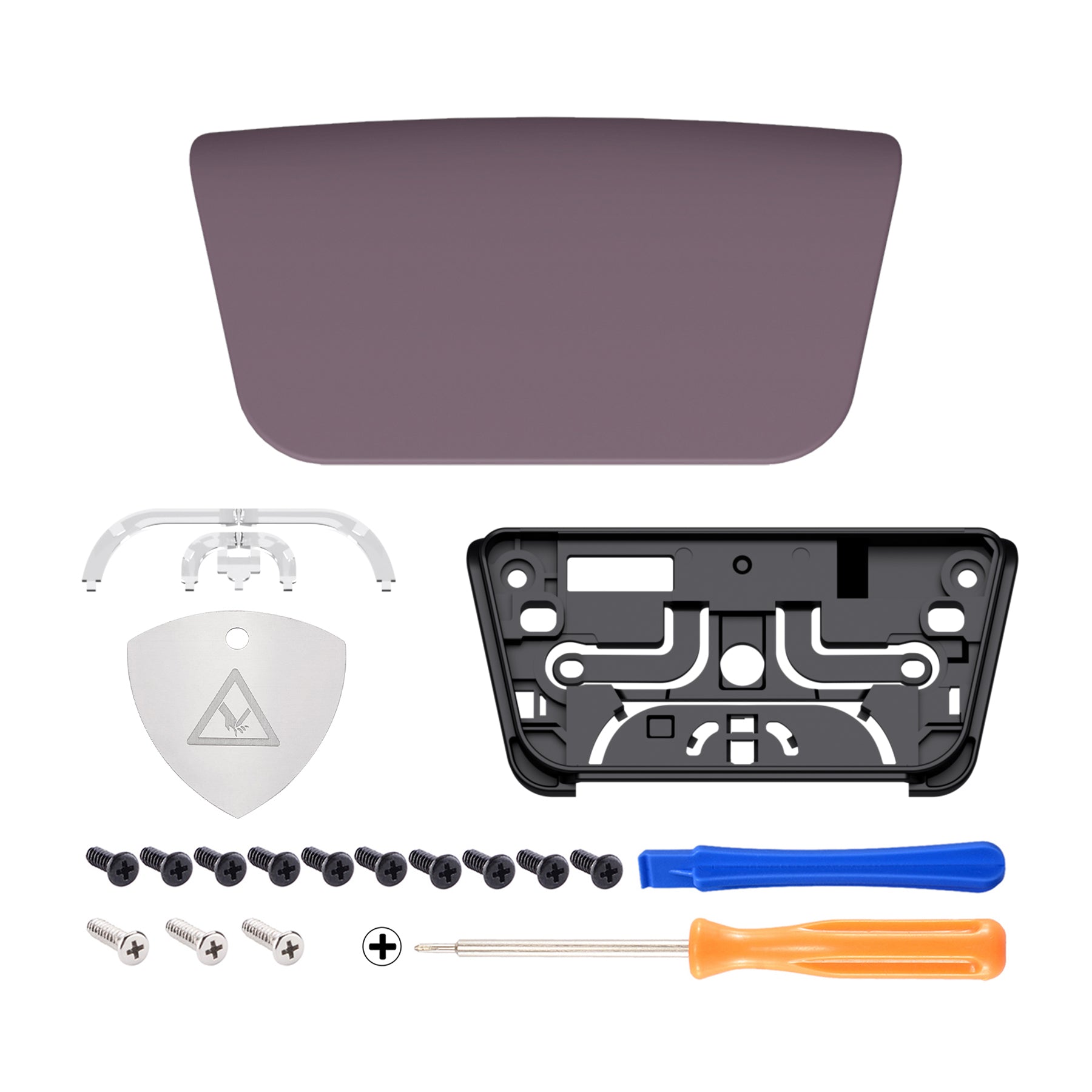 eXtremeRate Replacement Custom Touchpad Cover Compatible with PS5 Controller BDM-010/020/030/040/050/060 - Dark Grayish Violet eXtremeRate