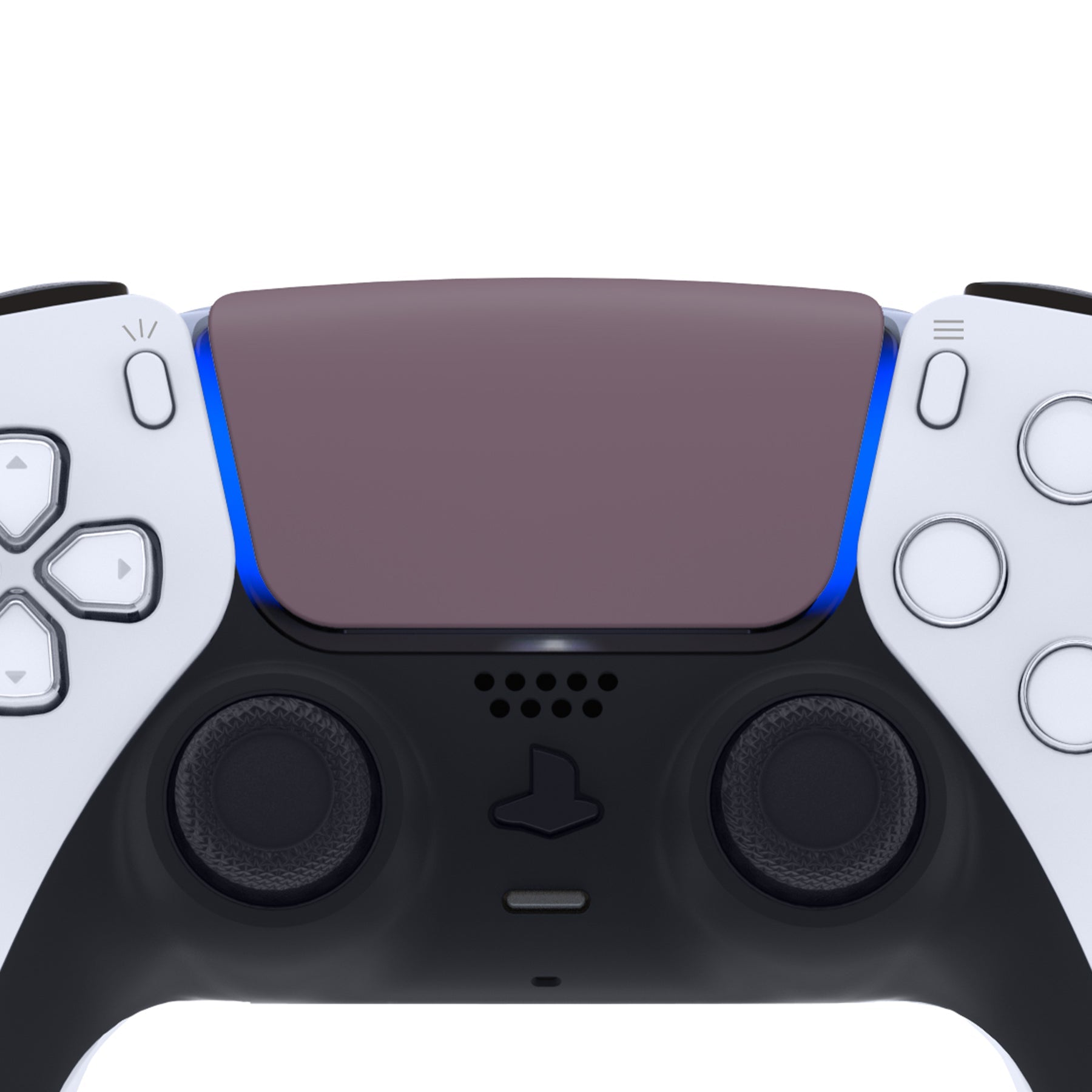 eXtremeRate Replacement Custom Touchpad Cover Compatible with PS5 Controller BDM-010/020/030/040/050/060 - Dark Grayish Violet eXtremeRate
