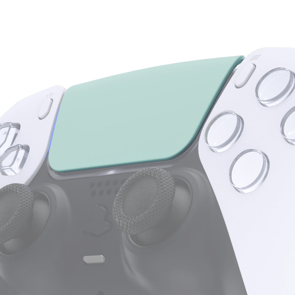 eXtremeRate Replacement Custom Touchpad Cover Compatible with PS5 Controller BDM-010/020/030/040/050/060 - Light Cyan eXtremeRate