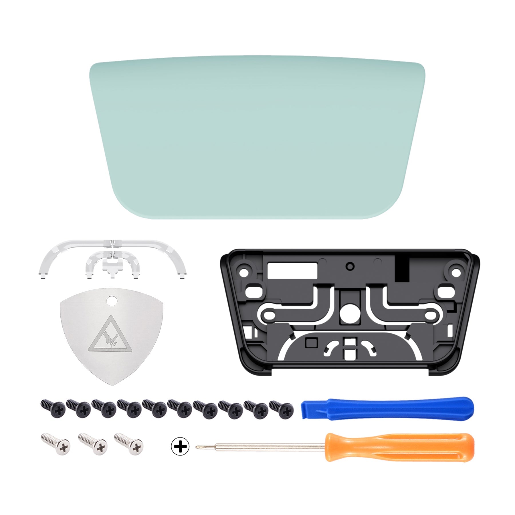eXtremeRate Replacement Custom Touchpad Cover Compatible with PS5 Controller BDM-010/020/030/040/050/060 - Light Cyan eXtremeRate