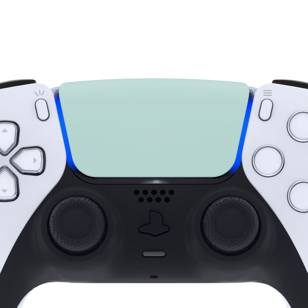 eXtremeRate Replacement Custom Touchpad Cover Compatible with PS5 Controller BDM-010/020/030/040/050/060 - Light Cyan eXtremeRate