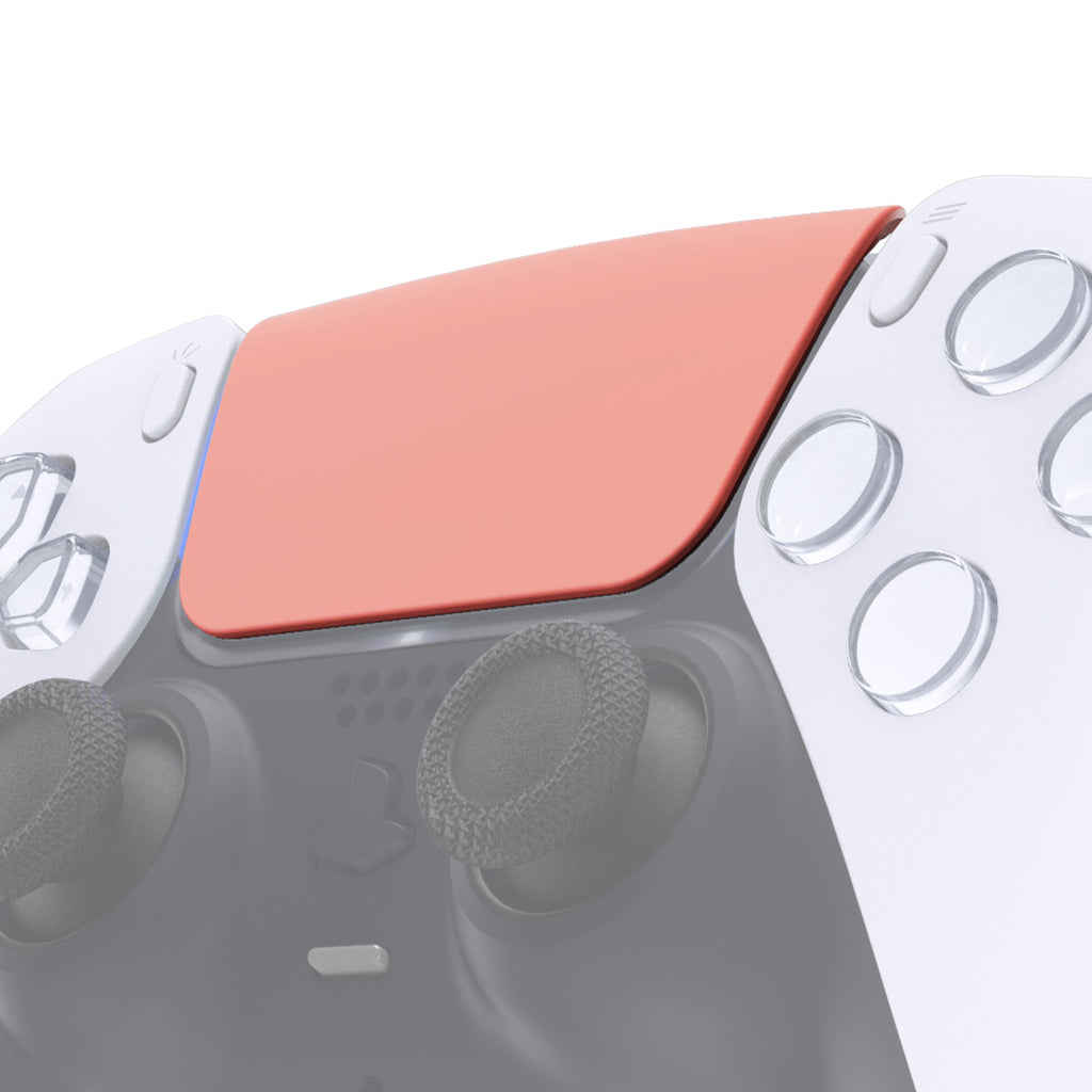 eXtremeRate Replacement Custom Touchpad Cover Compatible with PS5 Controller BDM-010/020/030/040/050/060 - Coral eXtremeRate