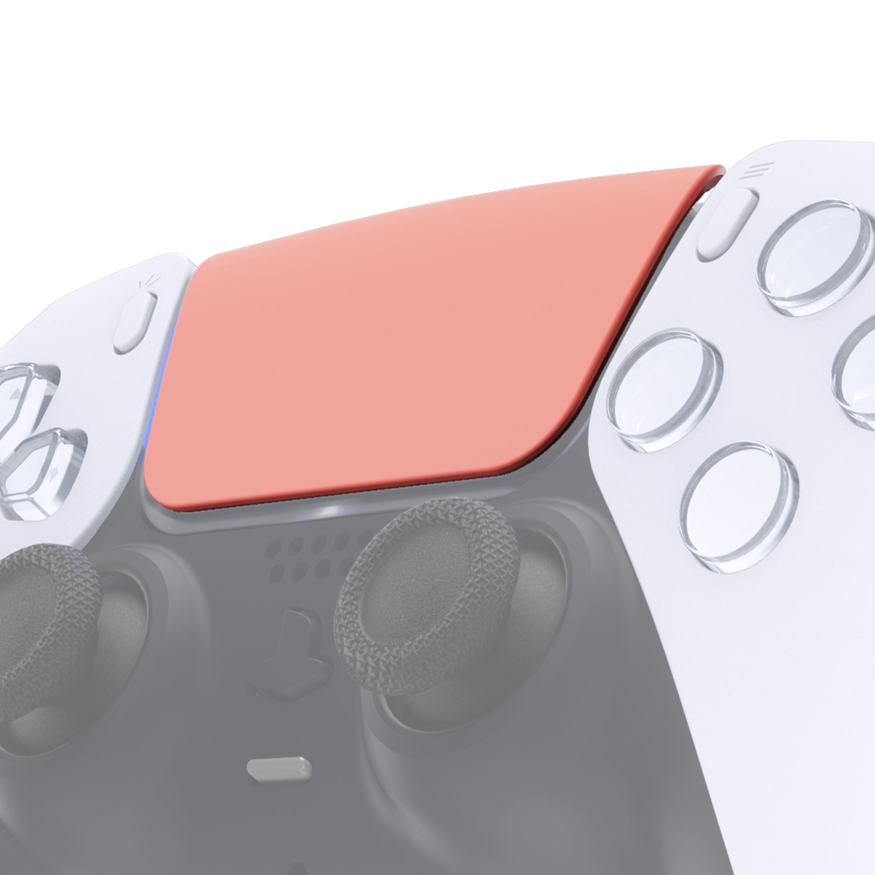 eXtremeRate Replacement Custom Touchpad Cover Compatible with PS5 Controller BDM-010/020/030/040/050/060 - Coral eXtremeRate