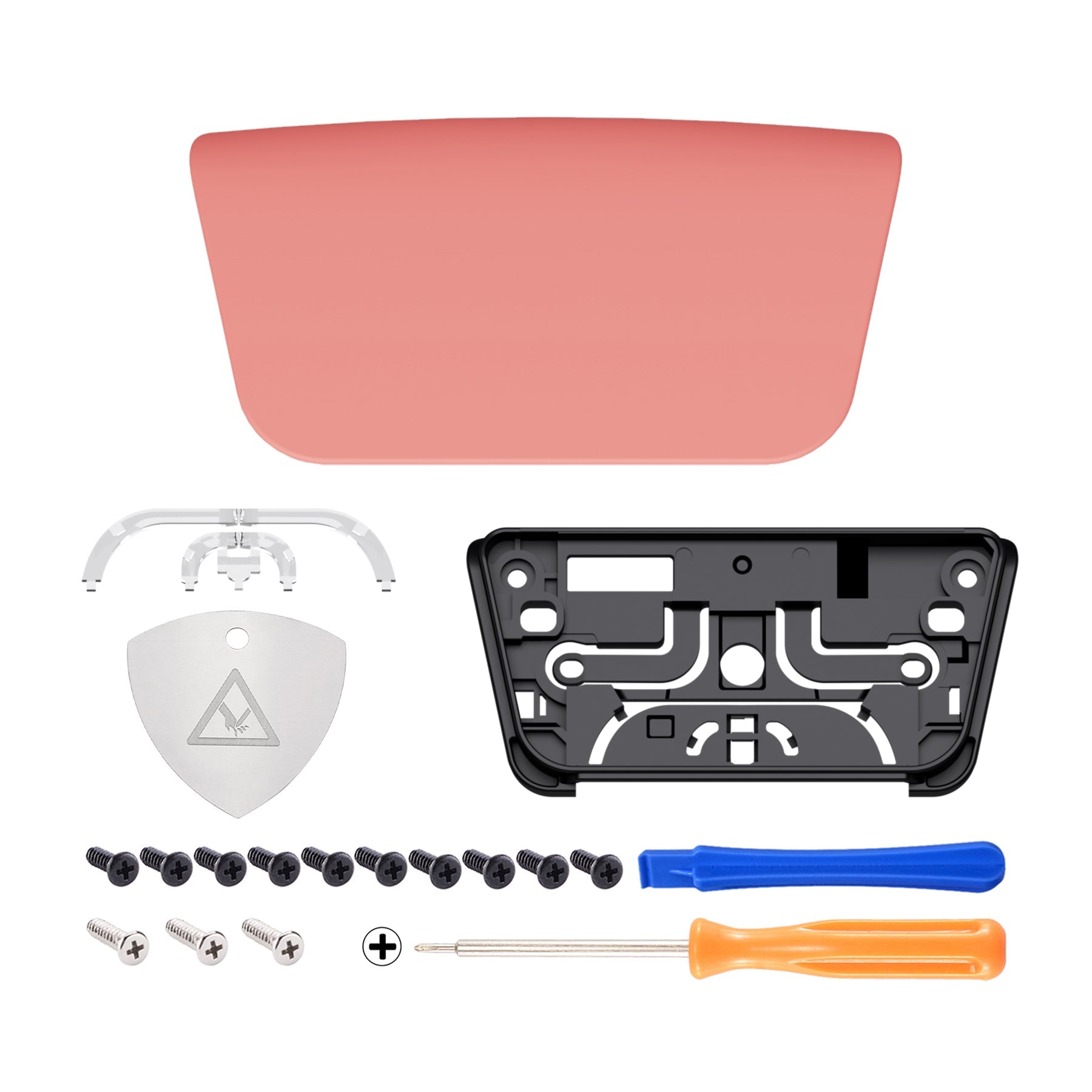 eXtremeRate Replacement Custom Touchpad Cover Compatible with PS5 Controller BDM-010/020/030/040/050/060 - Coral eXtremeRate