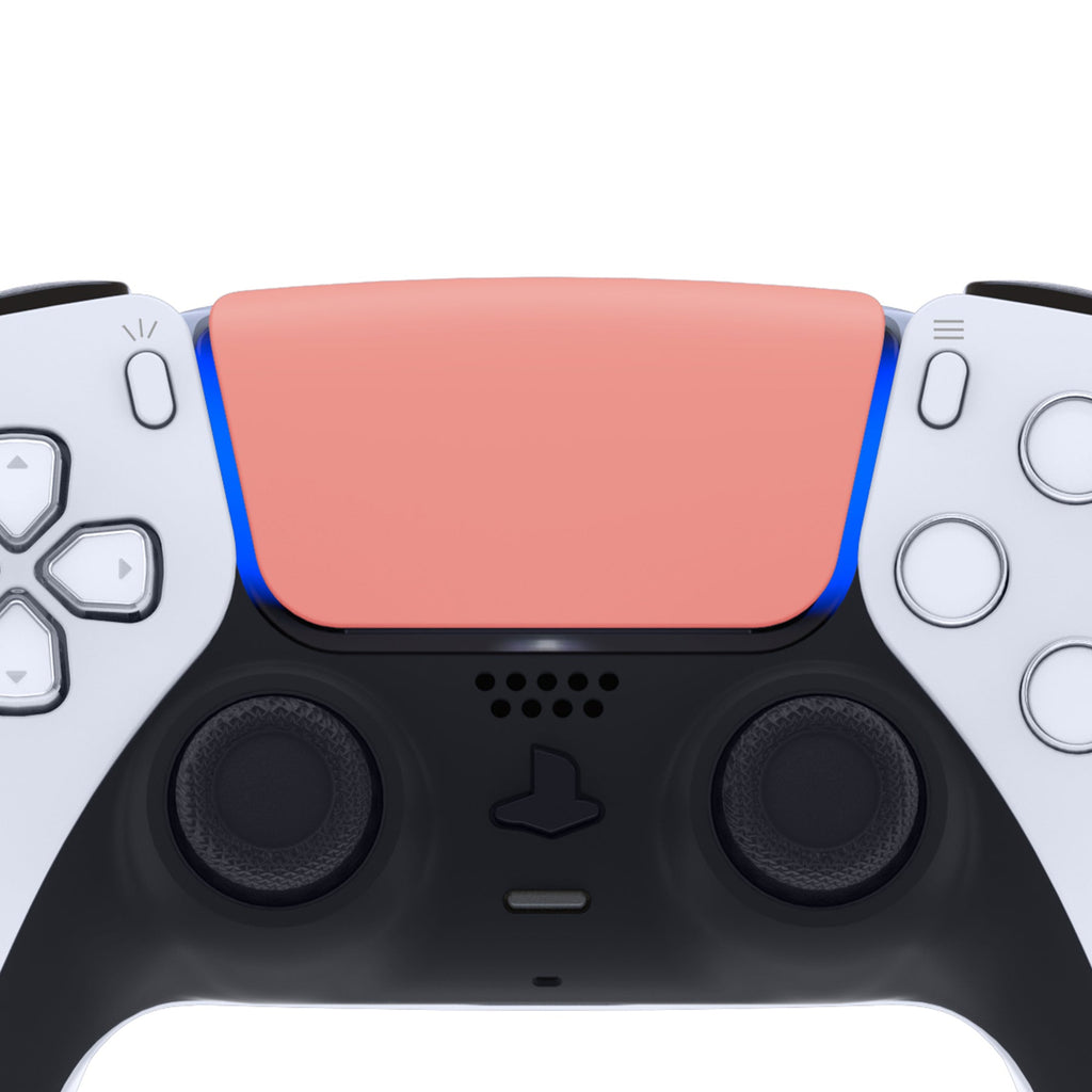 eXtremeRate Replacement Custom Touchpad Cover Compatible with PS5 Controller BDM-010/020/030/040/050/060 - Coral eXtremeRate