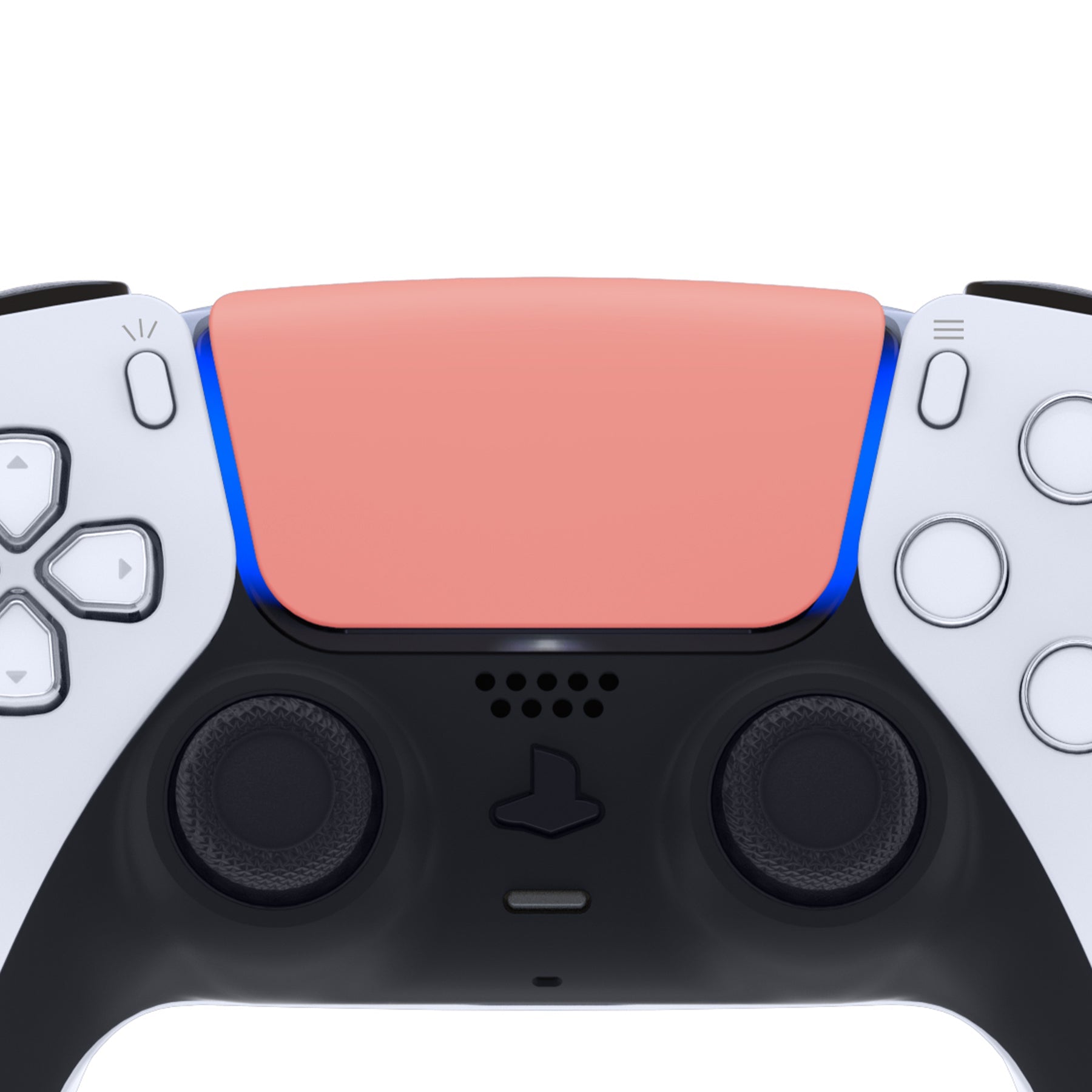 eXtremeRate Replacement Custom Touchpad Cover Compatible with PS5 Controller BDM-010/020/030/040/050/060 - Coral eXtremeRate