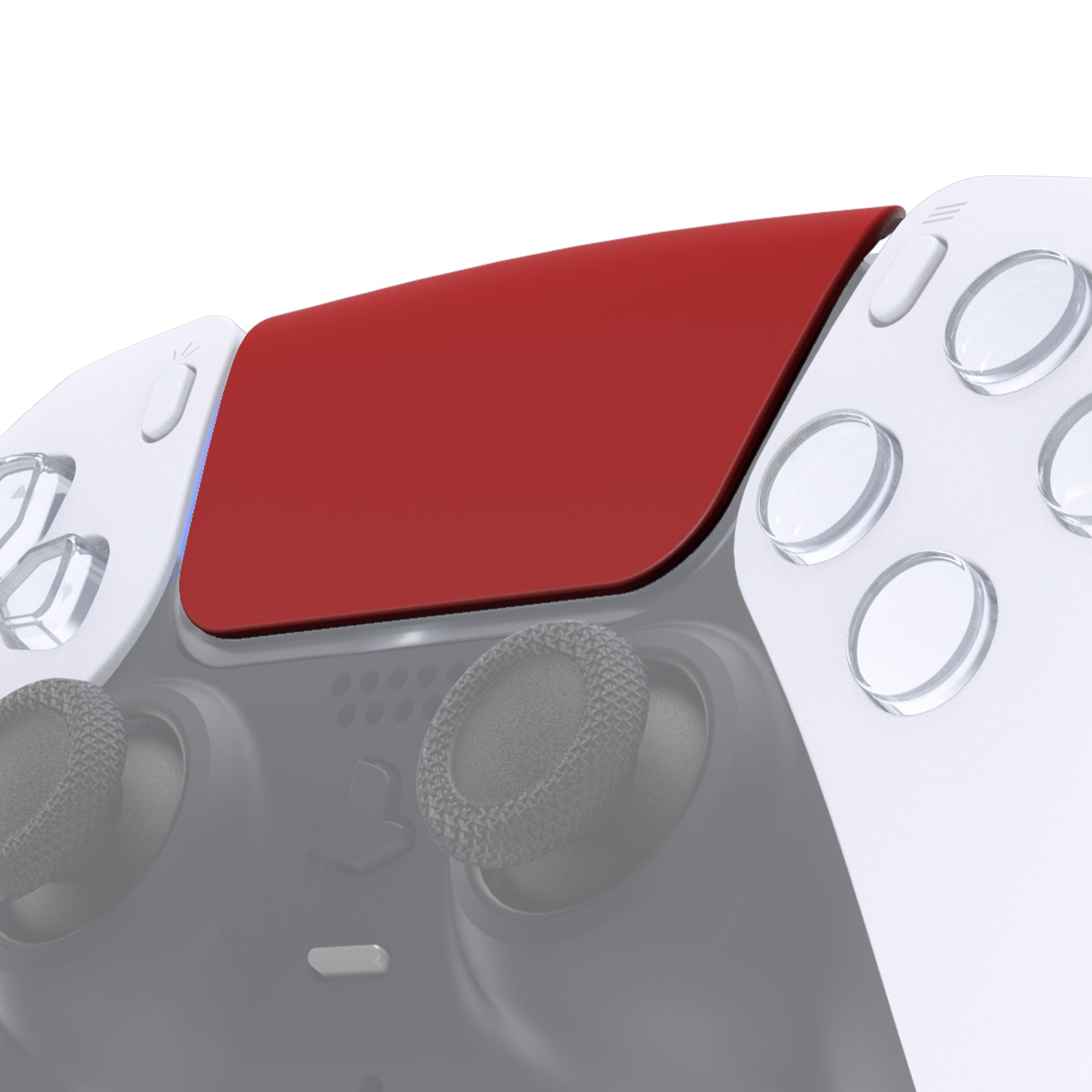 eXtremeRate Replacement Custom Touchpad Cover Compatible with PS5 Controller BDM-010/020/030/040/050/060 - Passion Red eXtremeRate