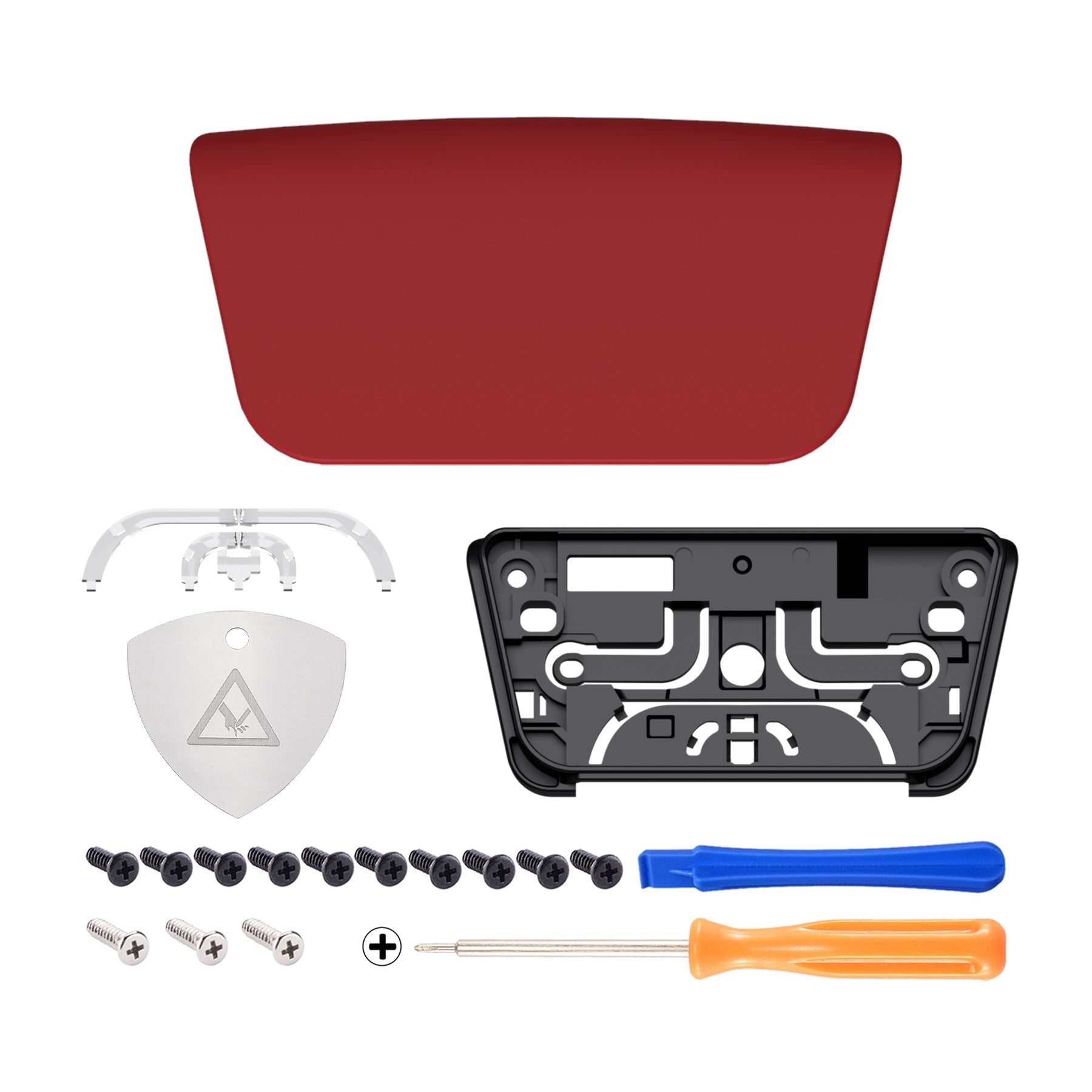 eXtremeRate Replacement Custom Touchpad Cover Compatible with PS5 Controller BDM-010/020/030/040/050/060 - Passion Red eXtremeRate