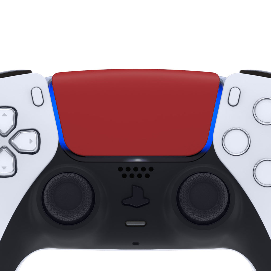 eXtremeRate Replacement Custom Touchpad Cover Compatible with PS5 Controller BDM-010/020/030/040/050/060 - Passion Red eXtremeRate