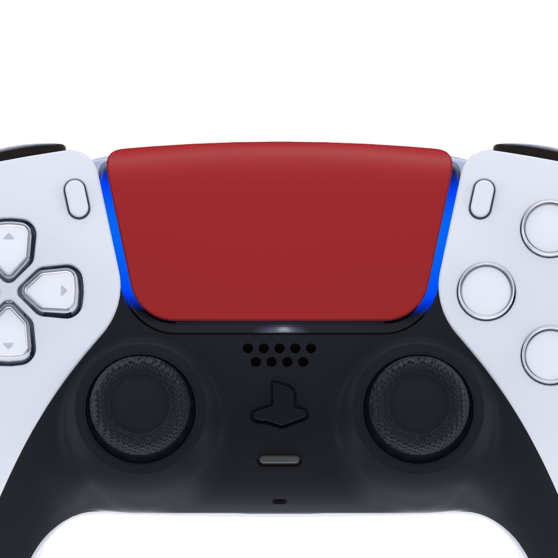 eXtremeRate Replacement Custom Touchpad Cover Compatible with PS5 Controller BDM-010/020/030/040/050/060 - Passion Red eXtremeRate