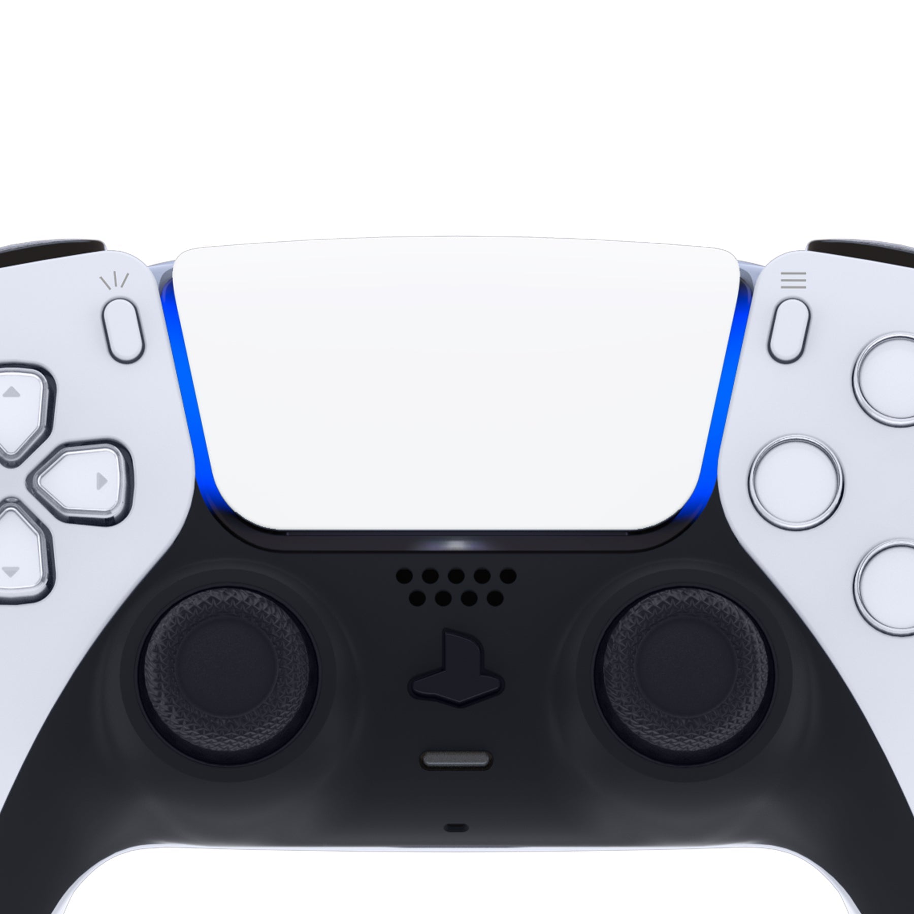 eXtremeRate Replacement Custom Touchpad Cover Compatible with PS5 Controller BDM-010/020/030/040/050/060 - White eXtremeRate