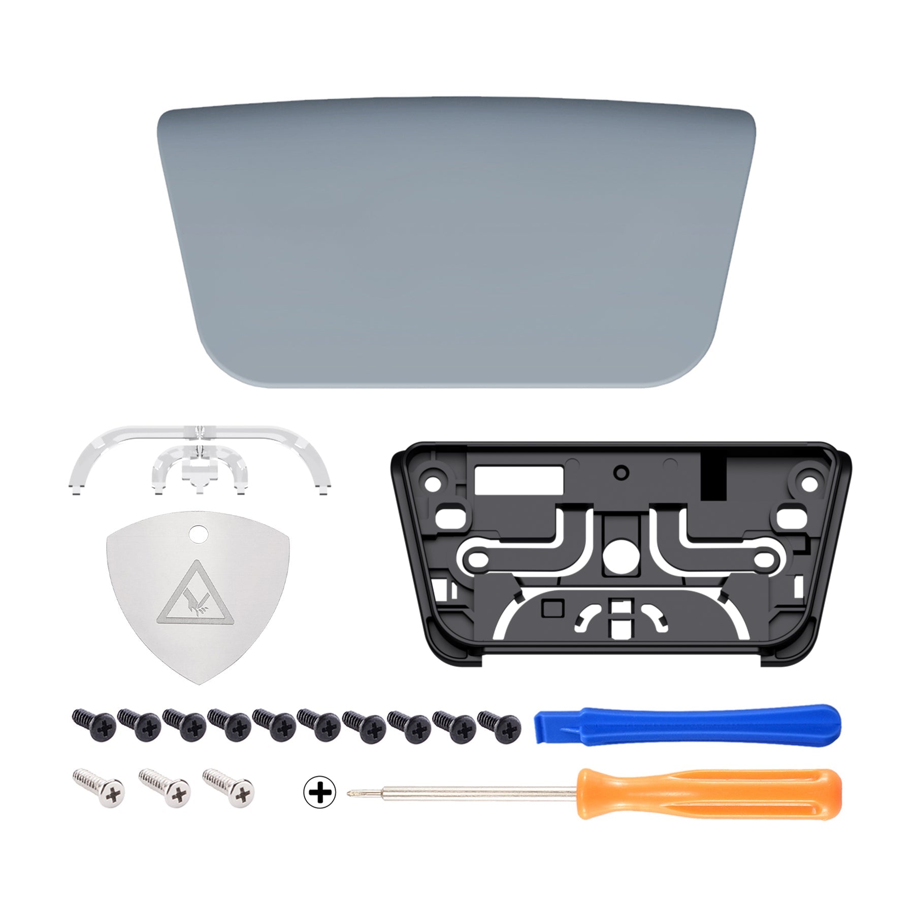 eXtremeRate Replacement Custom Touchpad Cover Compatible with PS5 Controller BDM-010/020/030/040/050/060 - New Hope Gray eXtremeRate