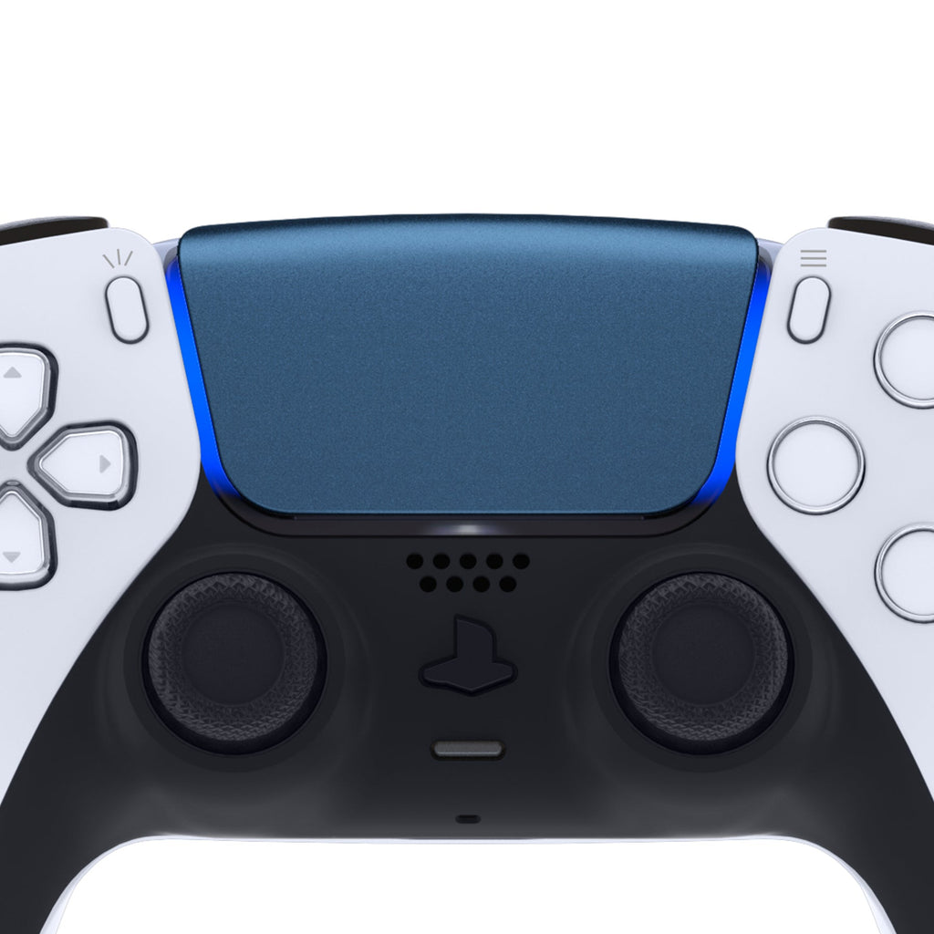 eXtremeRate Replacement Custom Touchpad Cover Compatible with PS5 Controller BDM-010/020/030/040/050/060 - Metallic Regal Blue eXtremeRate