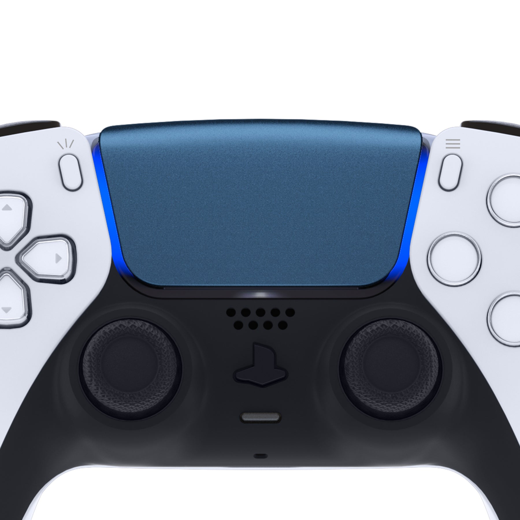 eXtremeRate Replacement Custom Touchpad Cover Compatible with PS5 Controller BDM-010/020/030/040/050/060 - Metallic Regal Blue eXtremeRate