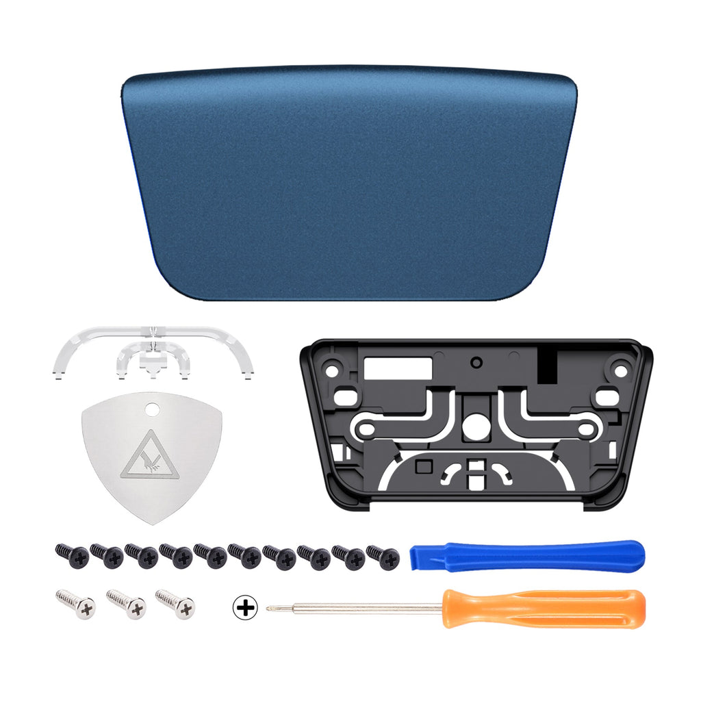 eXtremeRate Replacement Custom Touchpad Cover Compatible with PS5 Controller BDM-010/020/030/040/050/060 - Metallic Regal Blue eXtremeRate