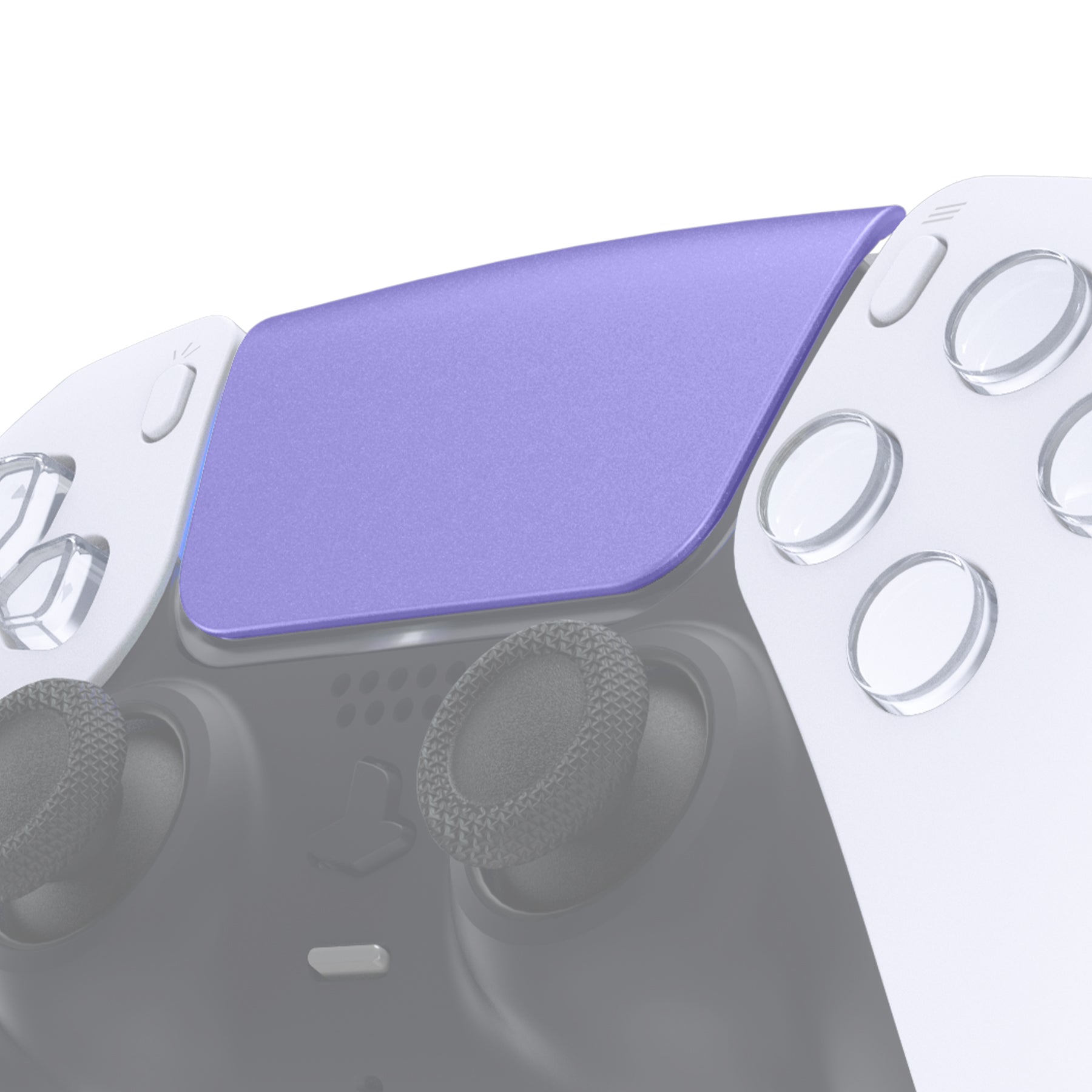 eXtremeRate Replacement Custom Touchpad Cover Compatible with PS5 Controller BDM-010/020/030/040/050/060 - Metallic Snowstorm Mauve eXtremeRate