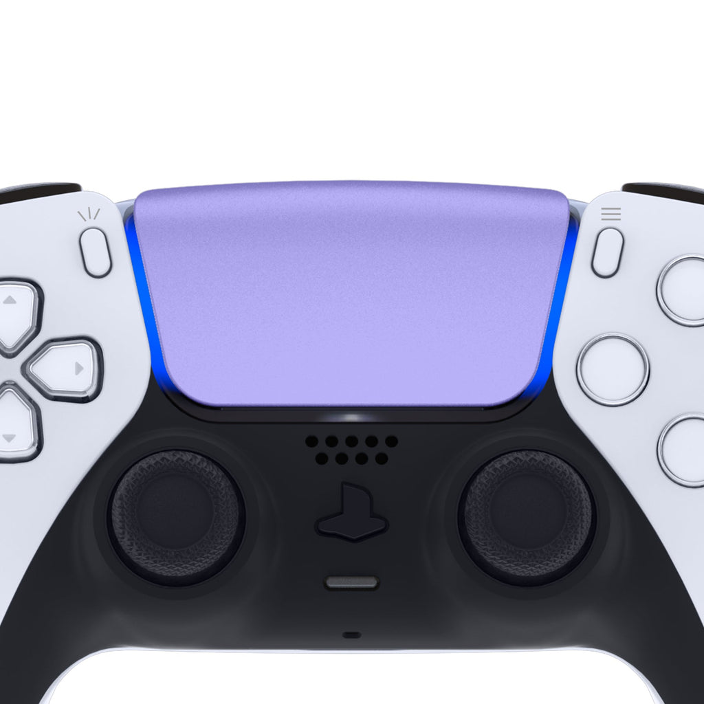 eXtremeRate Replacement Custom Touchpad Cover Compatible with PS5 Controller BDM-010/020/030/040/050/060 - Metallic Snowstorm Mauve eXtremeRate