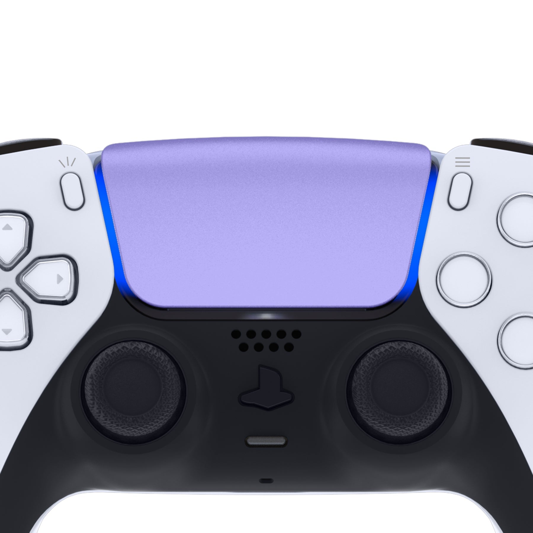 eXtremeRate Replacement Custom Touchpad Cover Compatible with PS5 Controller BDM-010/020/030/040/050/060 - Metallic Snowstorm Mauve eXtremeRate