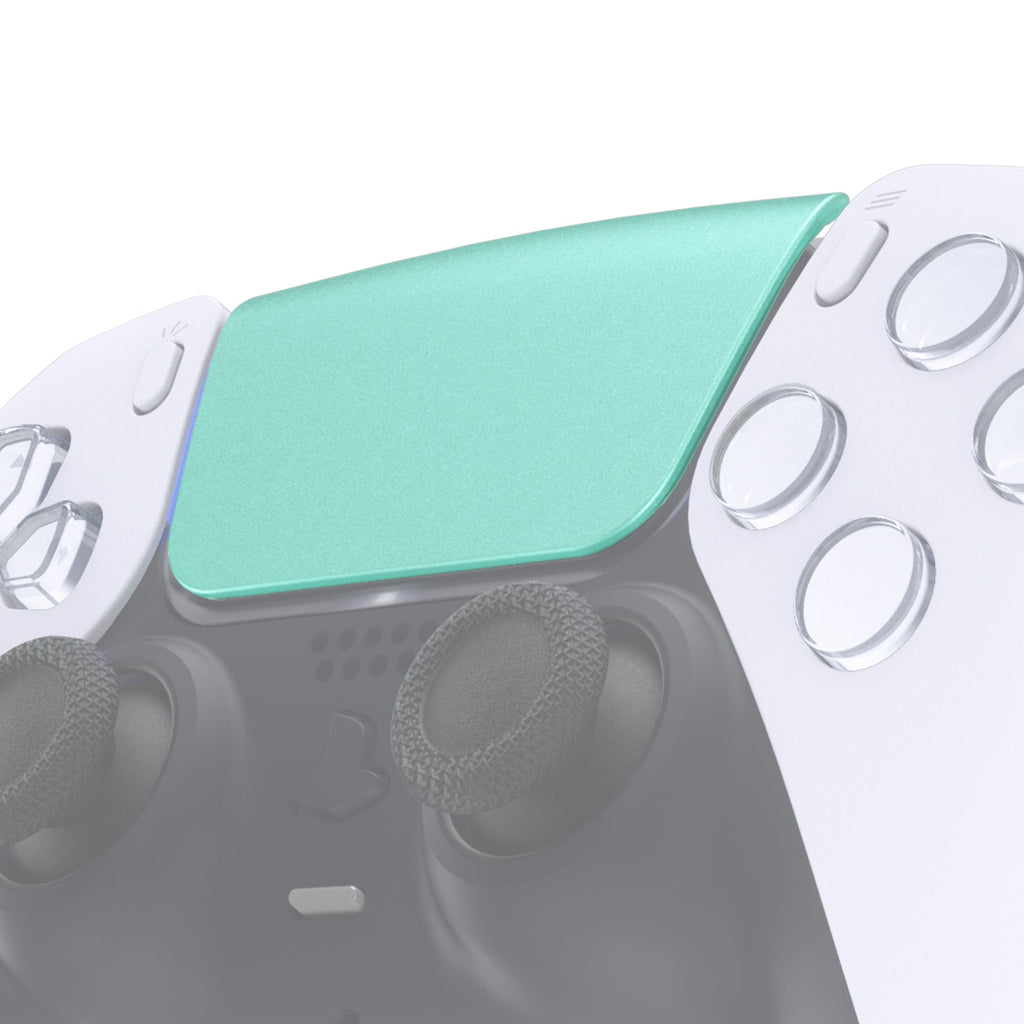 eXtremeRate Replacement Custom Touchpad Cover Compatible with PS5 Controller BDM-010/020/030/040/050/060 - Metallic Vista Green eXtremeRate