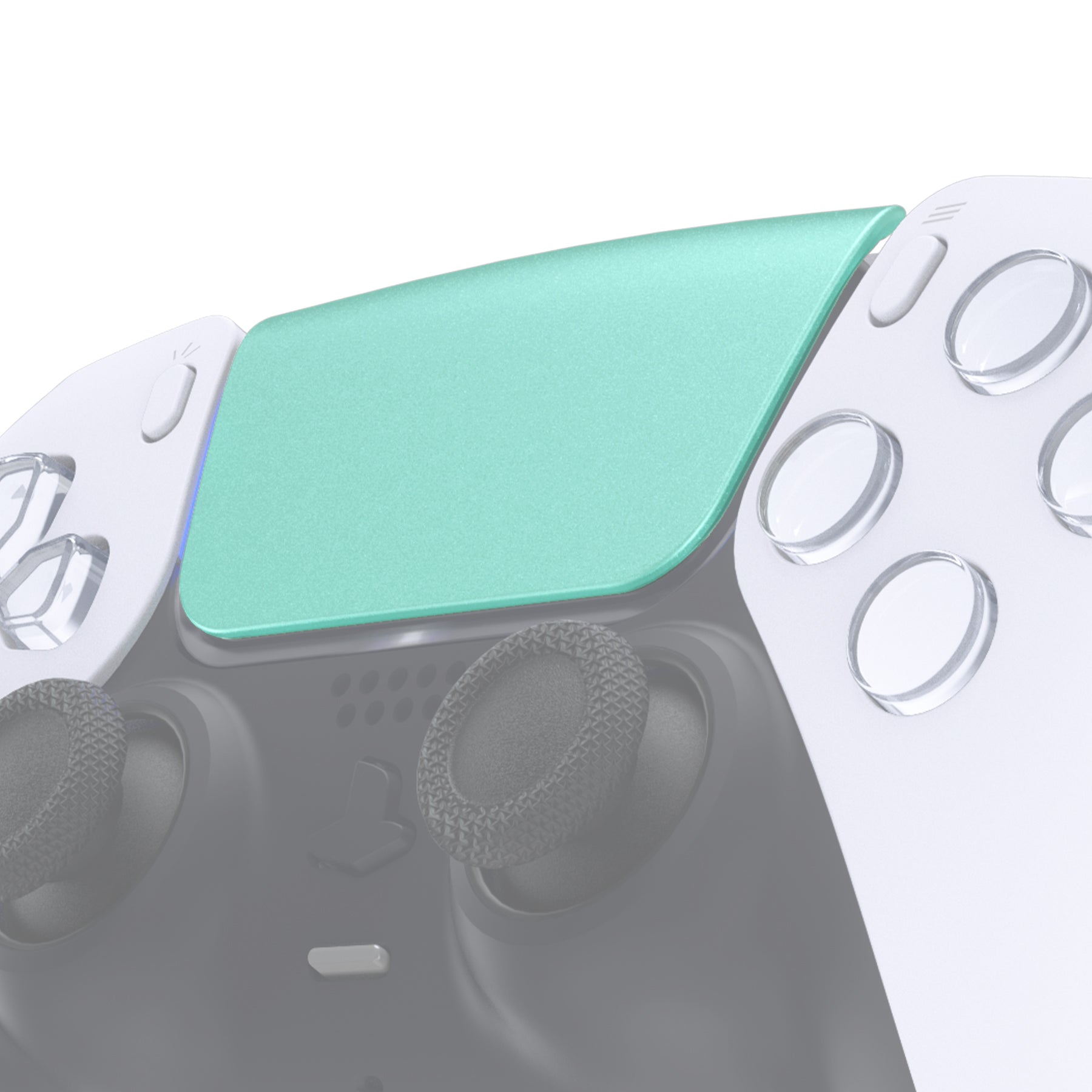 eXtremeRate Replacement Custom Touchpad Cover Compatible with PS5 Controller BDM-010/020/030/040/050/060 - Metallic Vista Green eXtremeRate